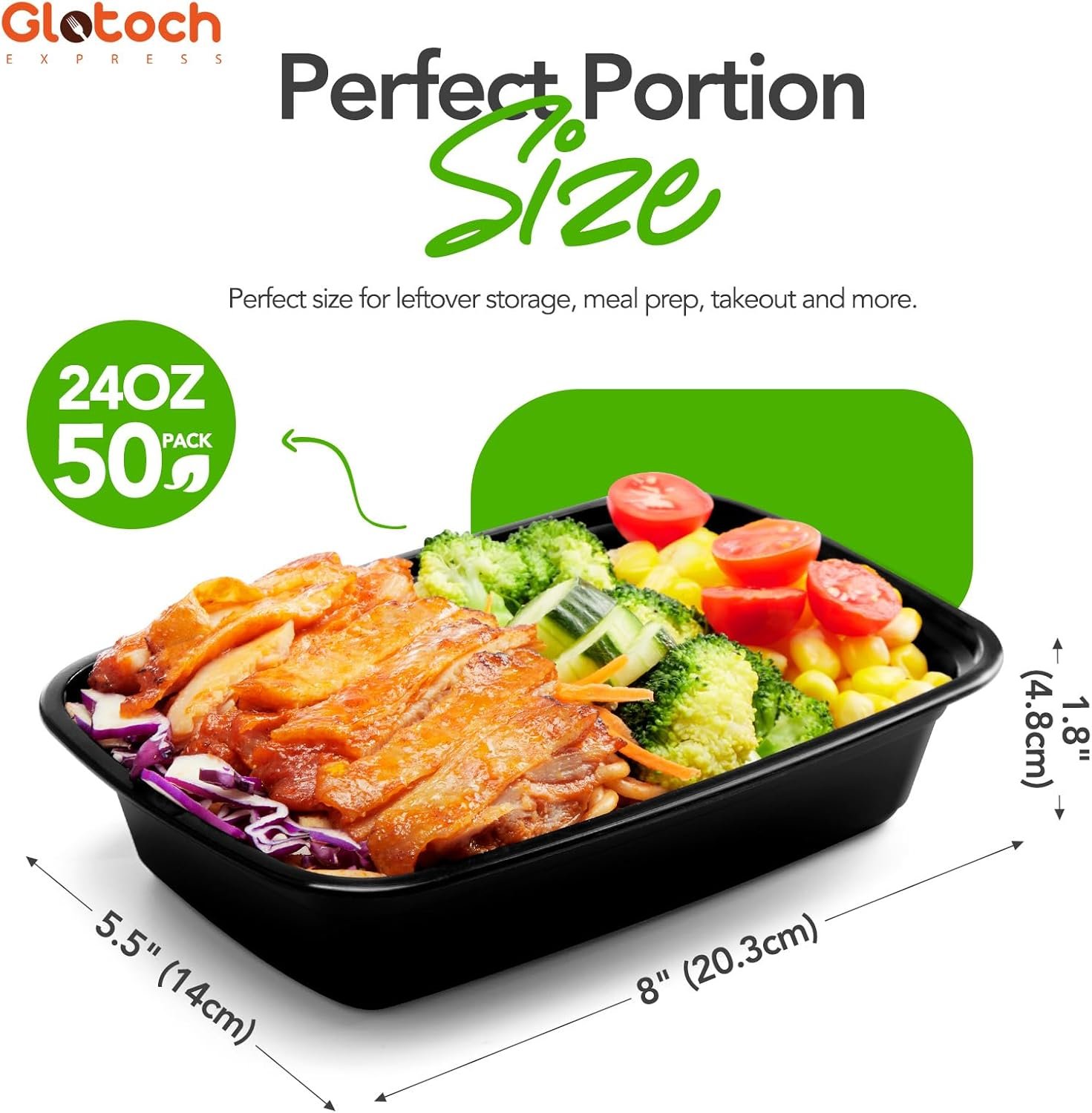 Logo Personalizado Contenedores de Comida para Preparación de Comidas de 24 OZ, 100 Piezas (50 Paquetes), Reutilizables con Tapa, Resistentes y a Prueba de Fugas, Aptos para Microondas, Congelador y Lavavajillas, Marca Blanca de Fábrica. Logo Personalizado Contenedores de Comida para Preparación de Comidas de 24 OZ, 100 Piezas (50 Paquetes), Reutilizables con Tapa, Resistentes y a Prueba de Fugas, Aptos para Microondas, Congelador y Lavavajillas, Marca Blanca de Fábrica.