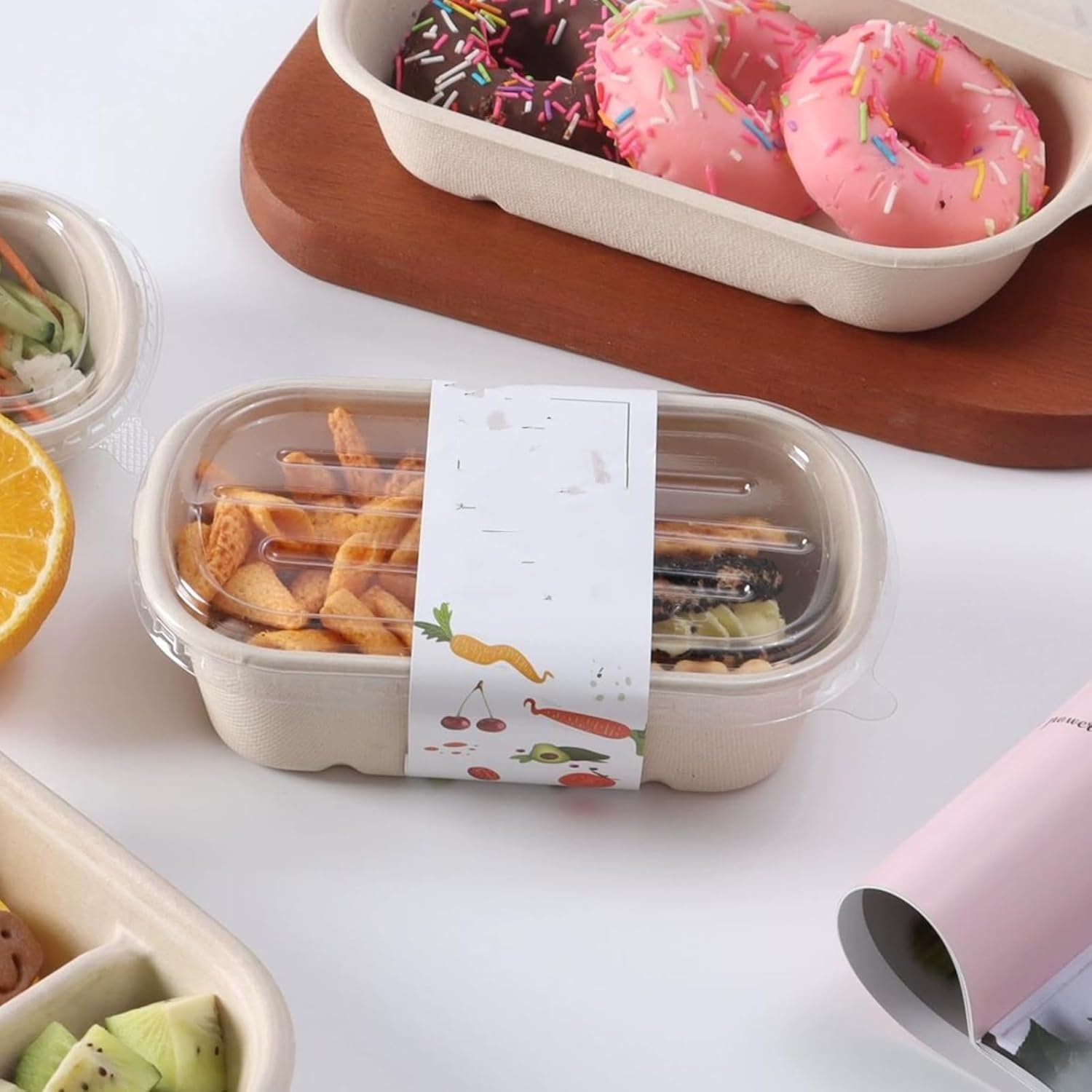 Logo Personalizado 50 Pack de Contenedores Desechables para Comida, Bowls de Papel Bagasse de 23oz para Comida para Llevar, Apta para Microondas, Marca Blanca para Sopas, Ensaladas y Sobras, Proveedor de Calidad. Logo Personalizado 50 Pack de Contenedores Desechables para Comida, Bowls de Papel Bagasse de 23oz para Comida para Llevar, Apta para Microondas, Marca Blanca para Sopas, Ensaladas y Sobras, Proveedor de Calidad.