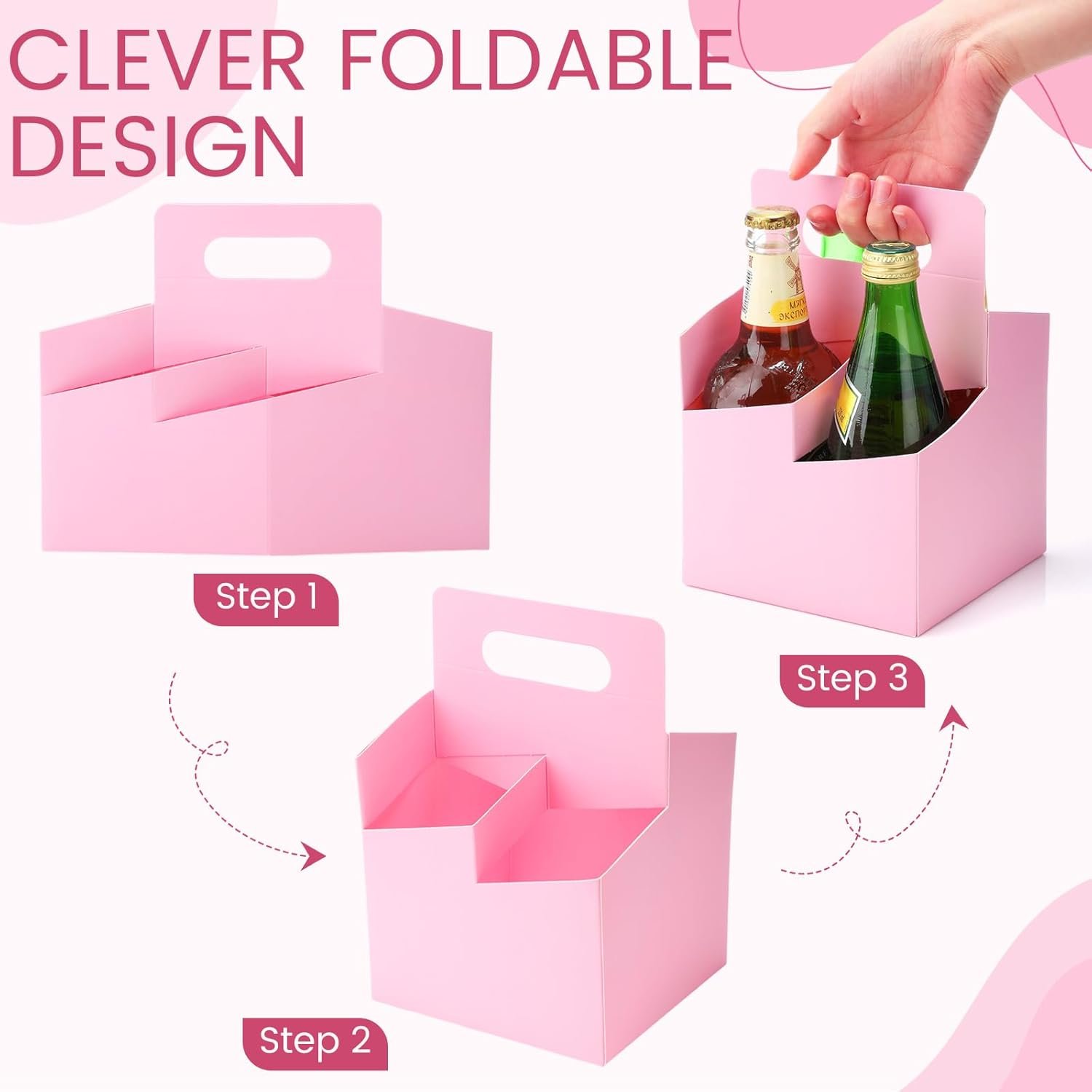 Logo Personalizado 50 Pcs Porta Bebidas de Cartón Kraft con Asa, Soporte Desechable para Bebidas Calientes o Frías, Ideal para Botellas de 12-16 oz, Marca Blanca para Entregas, Proveedor de Soluciones para Bebidas. Logo Personalizado 50 Pcs Porta Bebidas de Cartón Kraft con Asa, Soporte Desechable para Bebidas Calientes o Frías, Ideal para Botellas de 12-16 oz, Marca Blanca para Entregas, Proveedor de Soluciones para Bebidas.