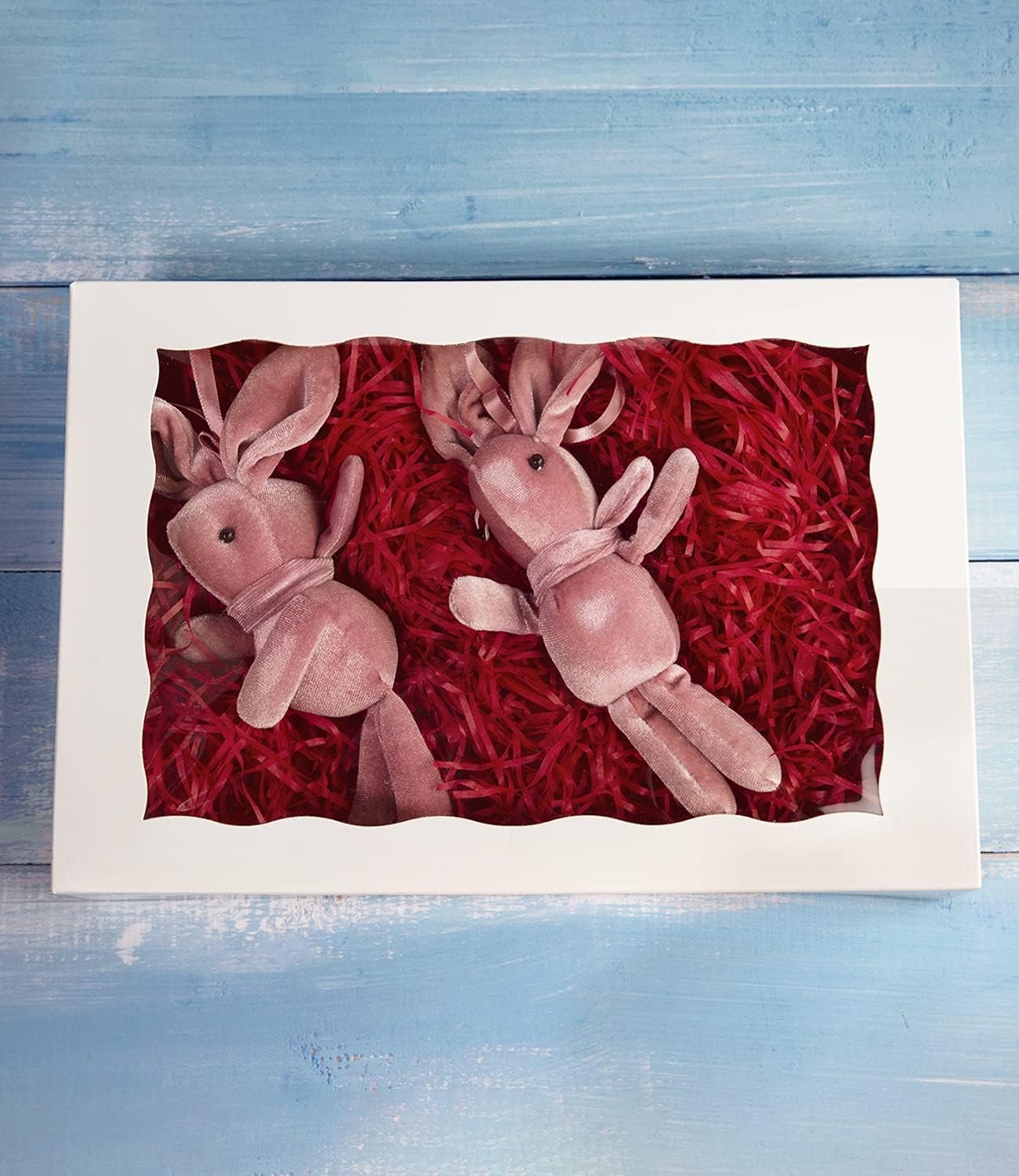 Caja de pastelería blanca 15-Pack con ventana, 12x8x2.5 pulgadas, ideal para donas y muffins, con opción de Logo Personalizado, empaques de marca blanca, Fábrica de cajas para productos de repostería.