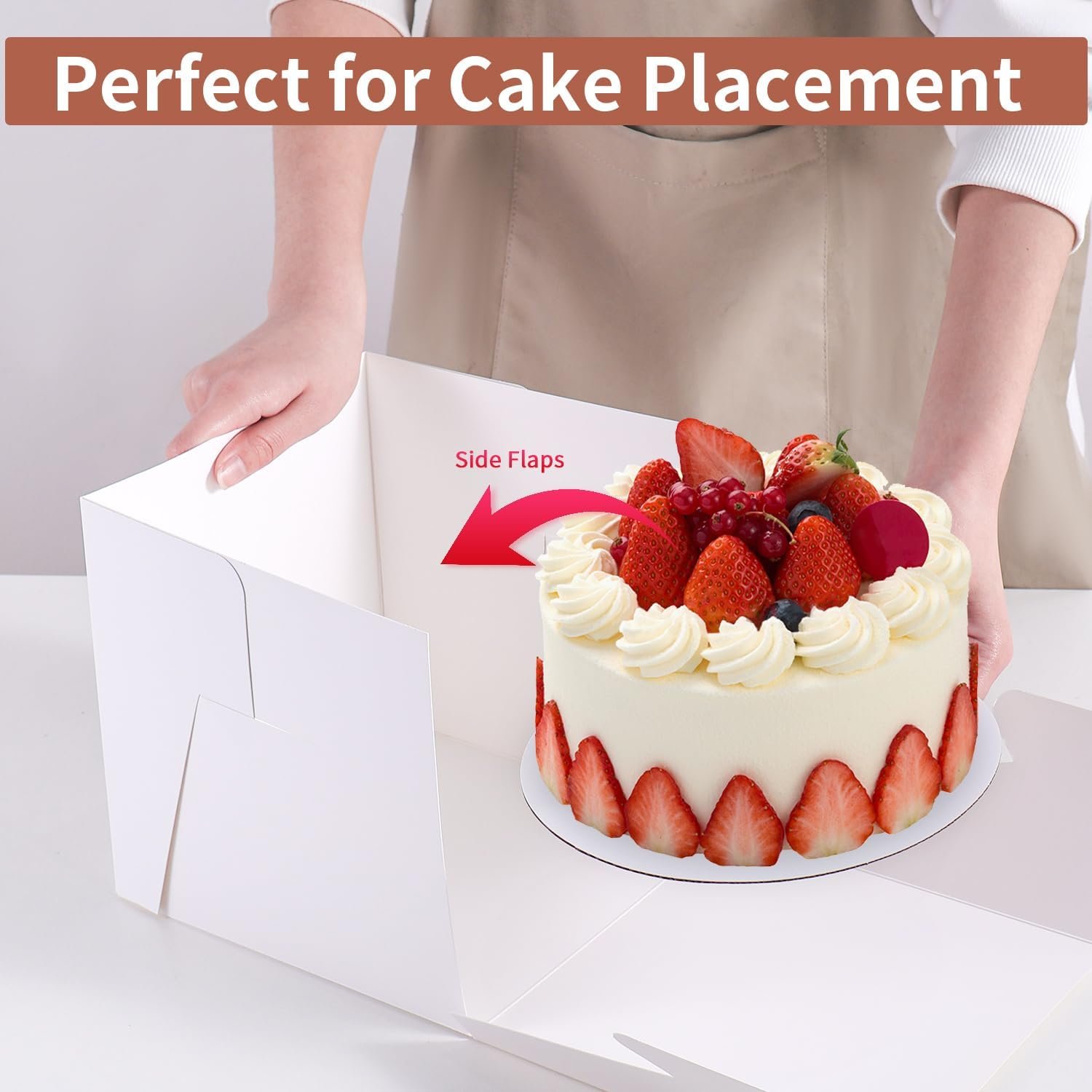 Cajas de pastel con logo personalizado 16 piezas 8x8x8 pulgadas, 8 cajas de panadería blancas con ventana y 8 bases, marca blanca para almacenamiento de pastel de 8 pulgadas, caja desechable para pie, ideal para Día del Padre, bodas, cumpleaños y fiestas, proveedor de soluciones de empaque. Cajas de pastel con logo personalizado 16 piezas 8x8x8 pulgadas, 8 cajas de panadería blancas con ventana y 8 bases, marca blanca para almacenamiento de pastel de 8 pulgadas, caja desechable para pie, ideal para Día del Padre, bodas, cumpleaños y fiestas, proveedor de soluciones de empaque.