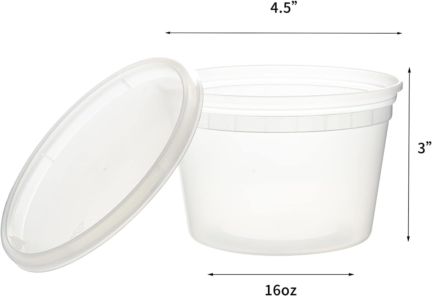 Contenedores de Almacenamiento de Alimentos Desechables de Plástico de 16oz. con Tapas Plásticas, Logo Personalizado, para Sopas, Preparación de Comidas, Juguetes de Lima | A Prueba de Fugas | Apilables | Aceptan Microondas | Aceptan Lavavajillas | Aceptan Congelador | Marca Blanca de Fábrica Contenedores de Almacenamiento de Alimentos Desechables de Plástico de 16oz. con Tapas Plásticas, Logo Personalizado, para Sopas, Preparación de Comidas, Juguetes de Lima | A Prueba de Fugas | Apilables | Aceptan Microondas | Aceptan Lavavajillas | Aceptan Congelador | Marca Blanca de Fábrica