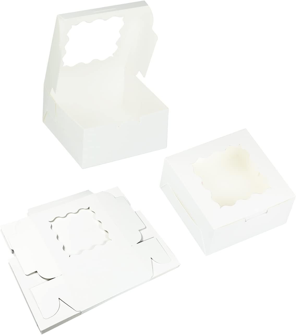 Cajas de repostería con ventana 30-Pack de 6x6x3 pulgadas, ideales para macarones y galletas, con opción de Logo Personalizado y calidad de Fábrica. Marca Blanca disponible para potenciar tu negocio. Cajas de repostería con ventana 30-Pack de 6x6x3 pulgadas, ideales para macarones y galletas, con opción de Logo Personalizado y calidad de Fábrica. Marca Blanca disponible para potenciar tu negocio.