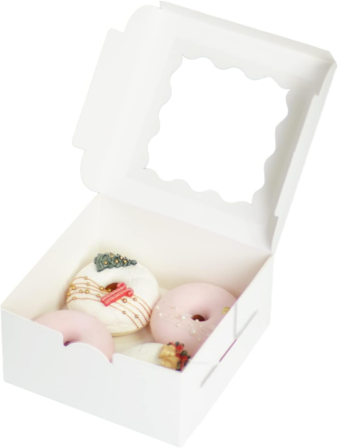 Cajas de repostería con ventana 30-Pack de 6x6x3 pulgadas, ideales para macarones y galletas, con opción de Logo Personalizado y calidad de Fábrica. Marca Blanca disponible para potenciar tu negocio. Cajas de repostería con ventana 30-Pack de 6x6x3 pulgadas, ideales para macarones y galletas, con opción de Logo Personalizado y calidad de Fábrica. Marca Blanca disponible para potenciar tu negocio.