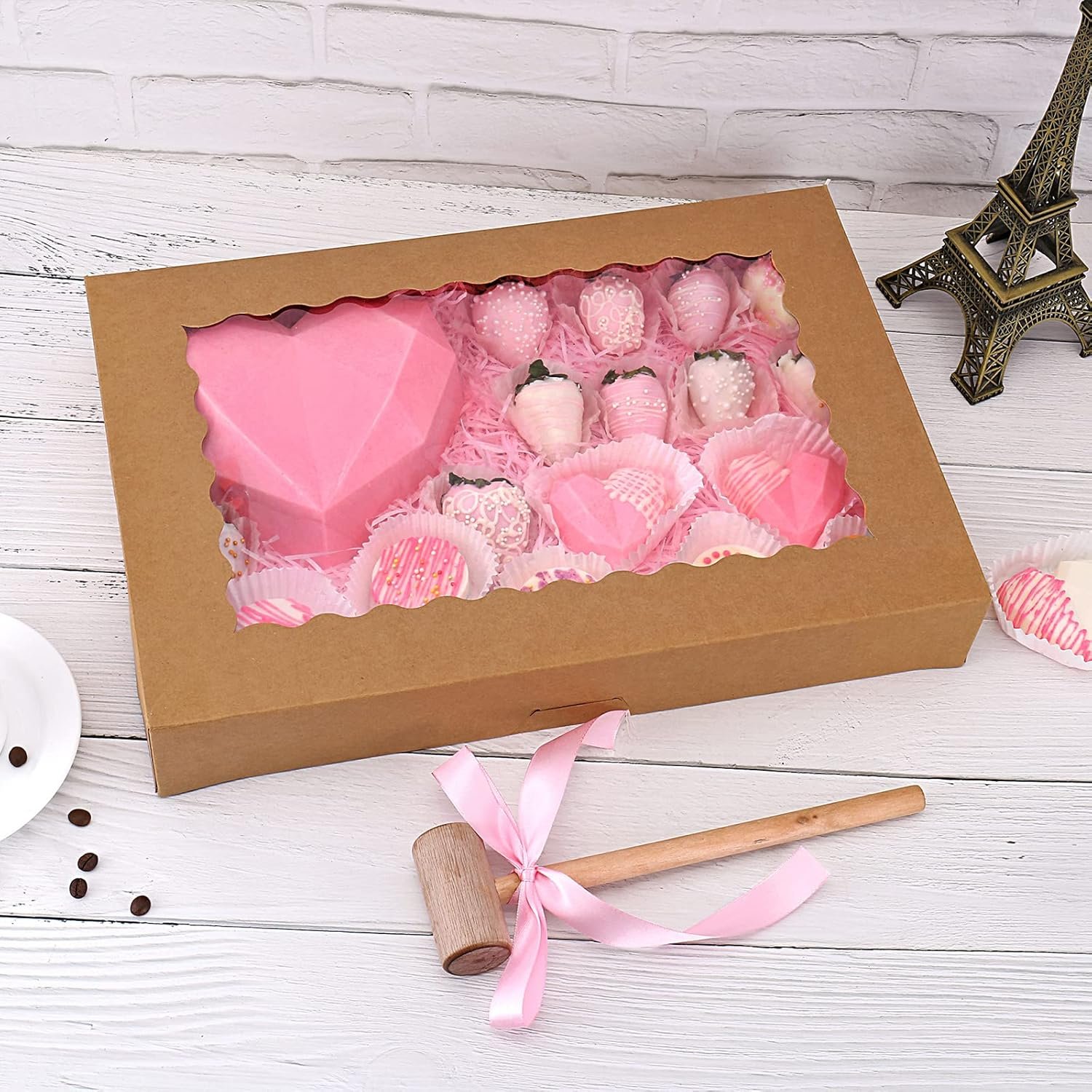 Logo Personalizado 20-Pack de cajas de repostería de 16