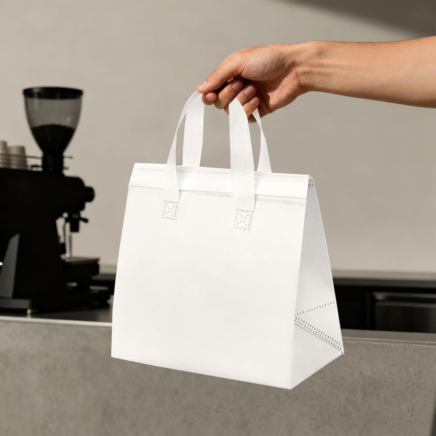 Bolsas Térmicas Aislantes de 120 Pcs con Logo Personalizado para Comida Caliente y Fría, Café, Té, BBQ, Catering para Bodas o Cumpleaños, Proveedor de Marca Blanca.