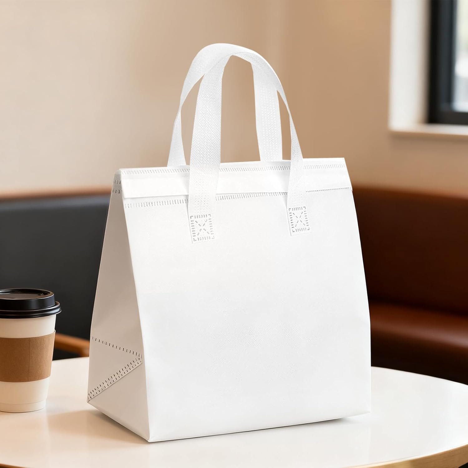 Bolsas Térmicas Aislantes de 120 Pcs con Logo Personalizado para Comida Caliente y Fría, Café, Té, BBQ, Catering para Bodas o Cumpleaños, Proveedor de Marca Blanca.