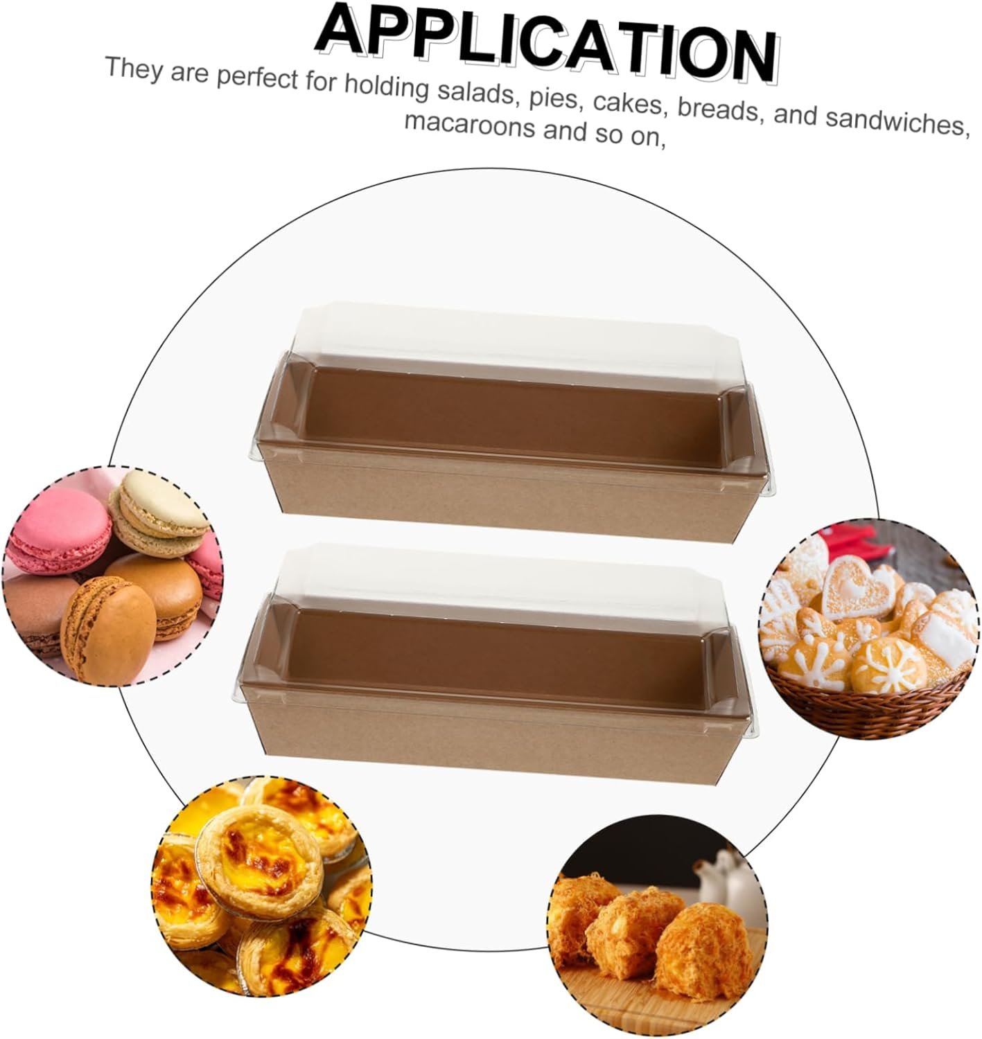 Caja de Papel Kraft Rectangulares de 10 Piezas para Empacar Sándwiches con Tapa de Plástico Transparente, Ideal para Pastelería, Pan y Snacks, Marca Blanca de Fábrica para Comidas para Llevar, Picnics y Fiestas con Logo Personalizado. Caja de Papel Kraft Rectangulares de 10 Piezas para Empacar Sándwiches con Tapa de Plástico Transparente, Ideal para Pastelería, Pan y Snacks, Marca Blanca de Fábrica para Comidas para Llevar, Picnics y Fiestas con Logo Personalizado.