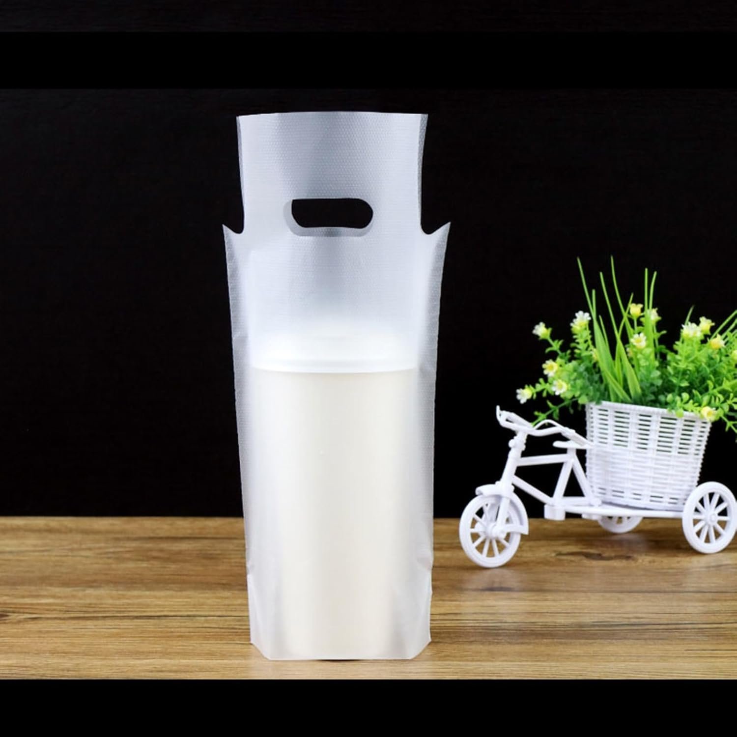 Logo Personalizado 500 Paquete Portavasos para Delivery, Bolsas Plásticas Transparentes con Asa, Envases de 1 Taza para Bebidas para Llevar, Soporte de Taza Única para Restaurantes y Tiendas, Proveedor Logo Personalizado 500 Paquete Portavasos para Delivery, Bolsas Plásticas Transparentes con Asa, Envases de 1 Taza para Bebidas para Llevar, Soporte de Taza Única para Restaurantes y Tiendas, Proveedor