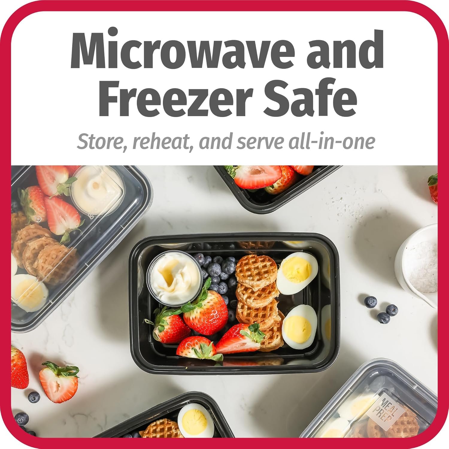 Contenedores de Preparación de Comidas, Marca Blanca con Logo Personalizado, Proveedor de Fábrica