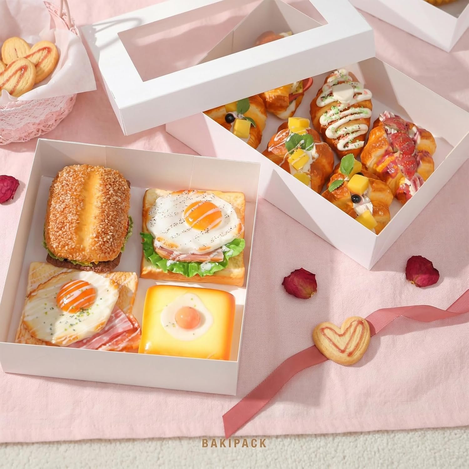 Caja de Catering Blanca con Logo Personalizado, 10 unidades de 17x10x4 pulgadas, Envases de Papel Desechables para Charcutería y Sándwiches, Proveedor de alta calidad.