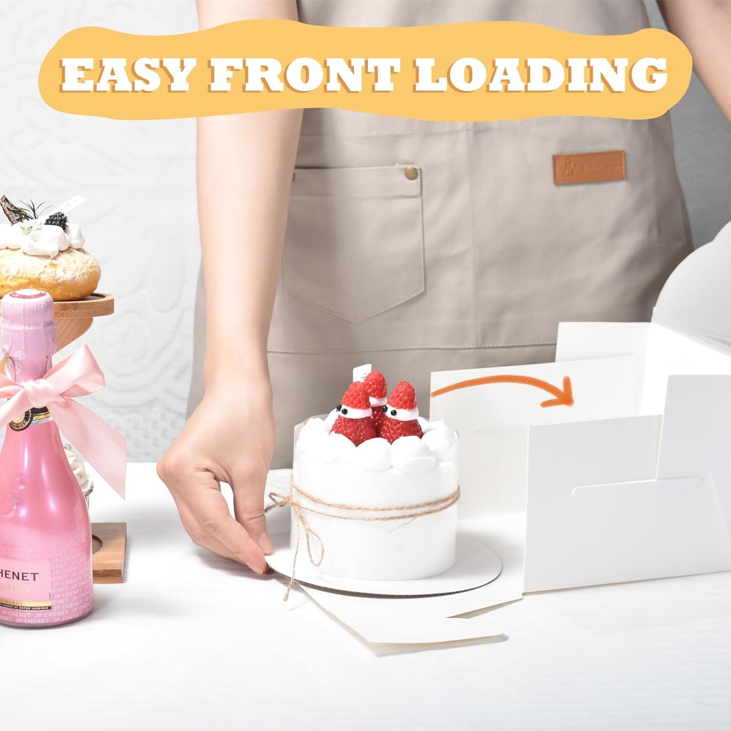 Cajas de mini pastel 40pcs 6x6x5 pulgadas con tableros de pastel (20 cajas y 20 tableros) y tapa, ideal para Marca Blanca. Ventana para visualizar en Navidad y Acción de Gracias, perfecto para su Proveedor. Personalice con su Logo Personalizado. Cajas de mini pastel 40pcs 6x6x5 pulgadas con tableros de pastel (20 cajas y 20 tableros) y tapa, ideal para Marca Blanca. Ventana para visualizar en Navidad y Acción de Gracias, perfecto para su Proveedor. Personalice con su Logo Personalizado.