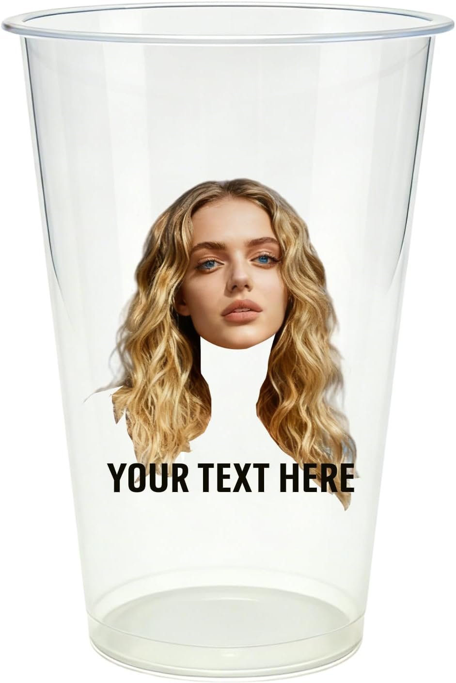Tazas desechables personalizadas con foto, logo personalizado en pack de 12-200 para fiesta de cumpleaños, boda, despedida de soltera, graduación, picnic o BBQ, regalo decorativo, proveedor confiable.