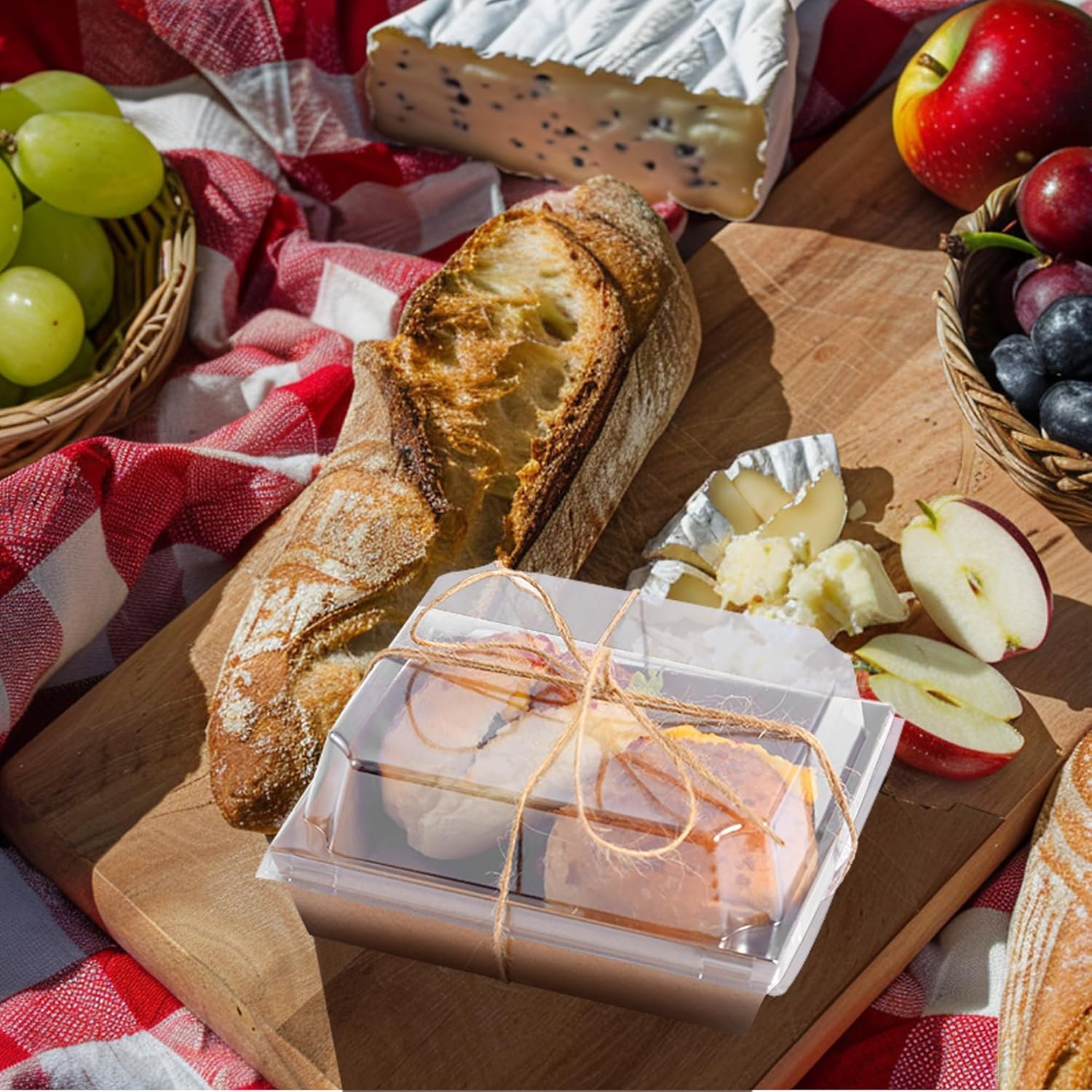 Cajas de Charcutería con Tapas Transparentes (Pack de 50), Contenedores Mini para Charcutería, Caja de Cartón Desechable para Comida para Lllevar - Pastelería, Galletas, Sándwiches, Tortas, Postres, Snacks - Marca Blanca de Proveedor Cajas de Charcutería con Tapas Transparentes (Pack de 50), Contenedores Mini para Charcutería, Caja de Cartón Desechable para Comida para Lllevar - Pastelería, Galletas, Sándwiches, Tortas, Postres, Snacks - Marca Blanca de Proveedor