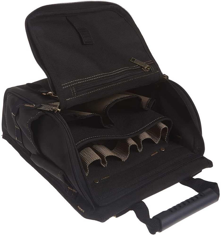 Logo Personalizado Pouch para electricistas con cremallera, 21 bolsillos, marca blanca, Proveedor.