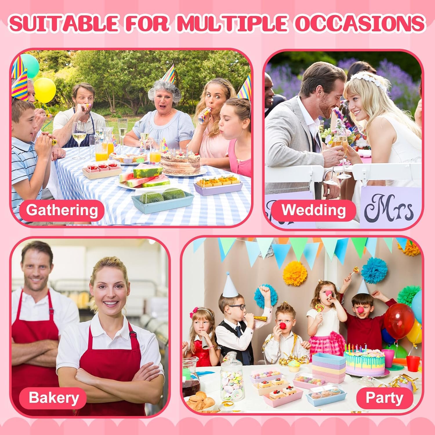 Caja de charcutería pequeña de 7 pulgadas con tapas claras, ideal para postres, galletas y mini pasteles, personalizable con Logo Personalizado, perfecta para la Marca Blanca, fabricada por nuestro Proveedor.