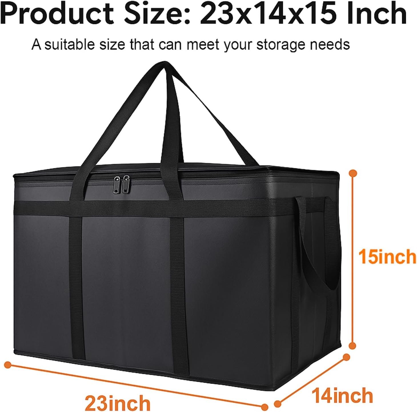 Logo Personalizado para Bolsas Térmicas de Entrega de Comida 2-Pack XXXL, Ideal para Compras de Supermercado, Catering y Pizza, Proveedor de Soluciones de Transporte Frío/Caliente, Con Transportador de Estireno para Viajes y Vehículos. Logo Personalizado para Bolsas Térmicas de Entrega de Comida 2-Pack XXXL, Ideal para Compras de Supermercado, Catering y Pizza, Proveedor de Soluciones de Transporte Frío/Caliente, Con Transportador de Estireno para Viajes y Vehículos.