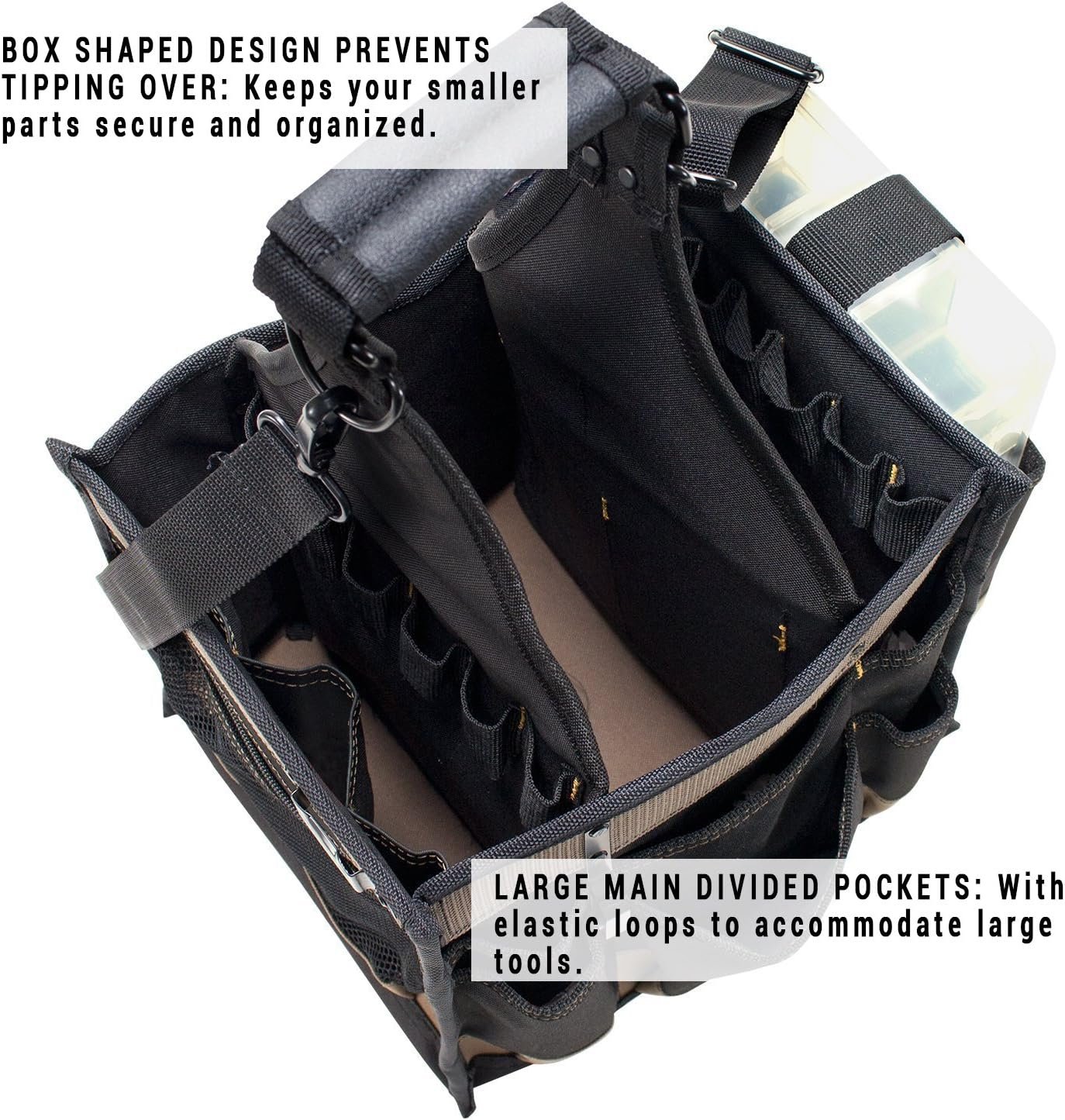 Logo Personalizado Cartera de Herramientas Grande para Electricidad y Mantenimiento, Marca Blanca, Proveedor.