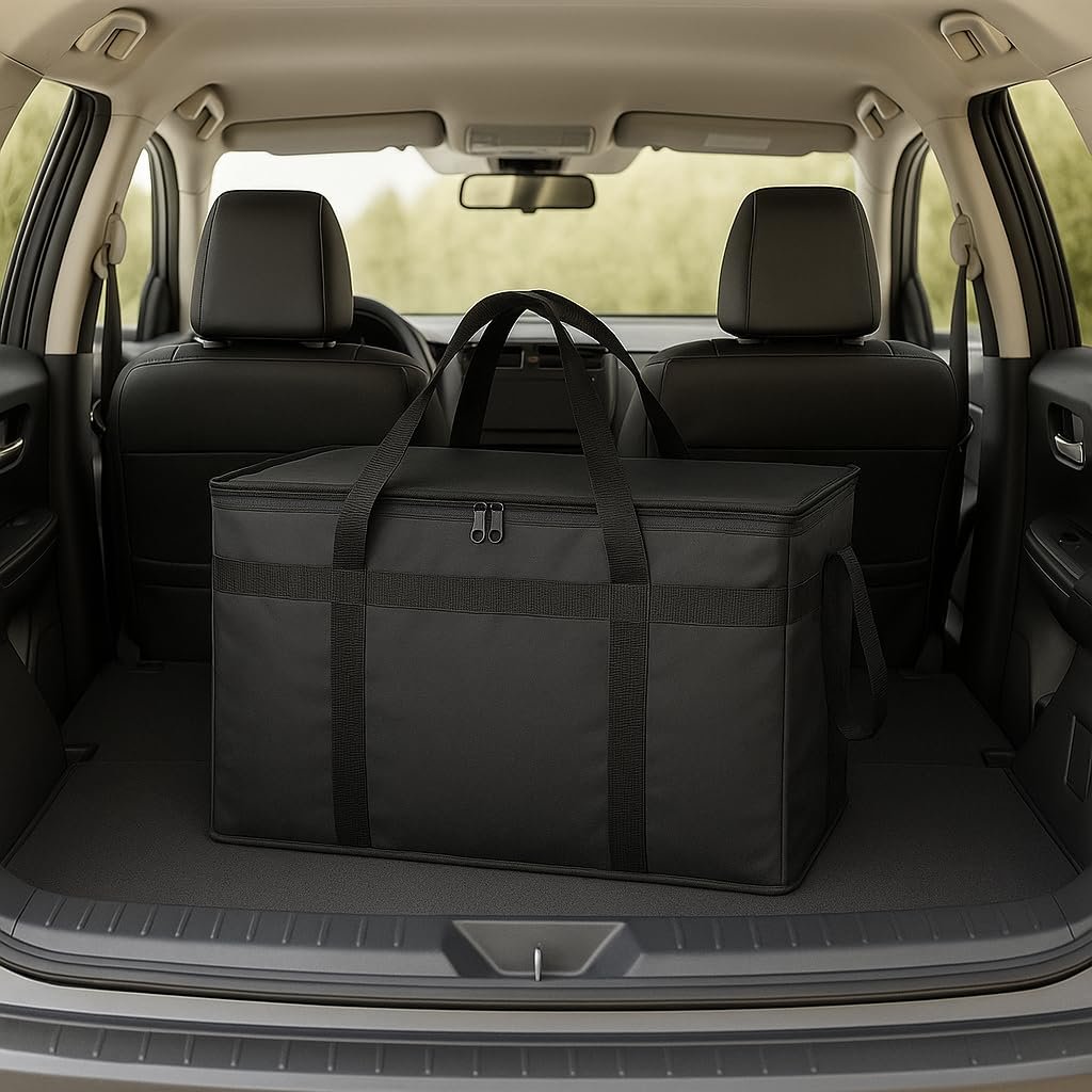 Logo Personalizado Bolsa Térmica de Entrega de Alimentos 10-Pack XXXL, Ideal para Catering y Pizza, Bolsa de Entrega para Rideshare, Transportador Térmico Frío/Caliente para Viajes y Compras, Proveedor de Soluciones Eficientes.