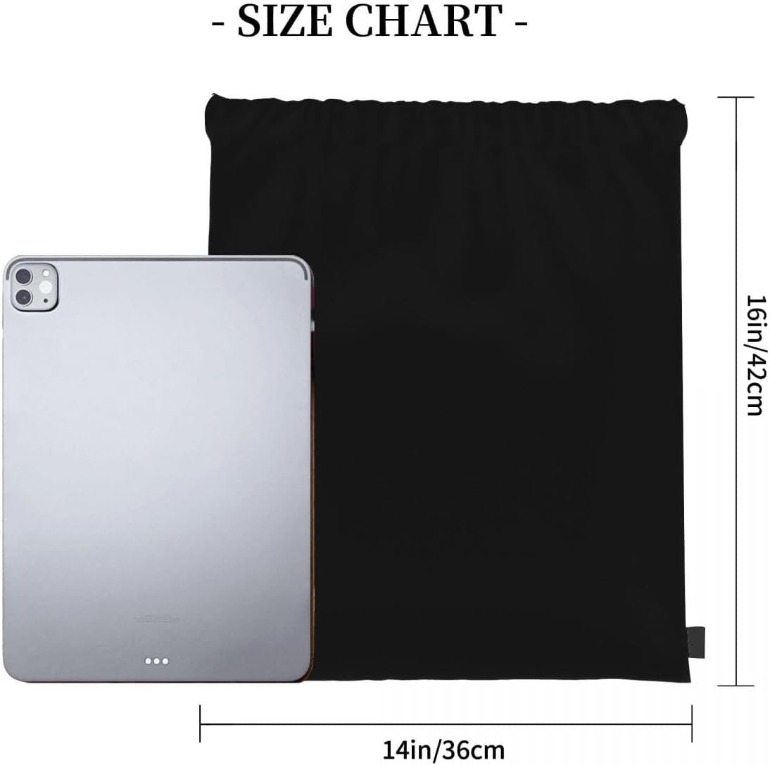 Logo Personalizado Mochila de Cuerda, Añade Tu Imagen/Texto, Mochila Personalizada para Camping, Playa, Compras, Yoga, 14x16in, Proveedor de Alta Calidad