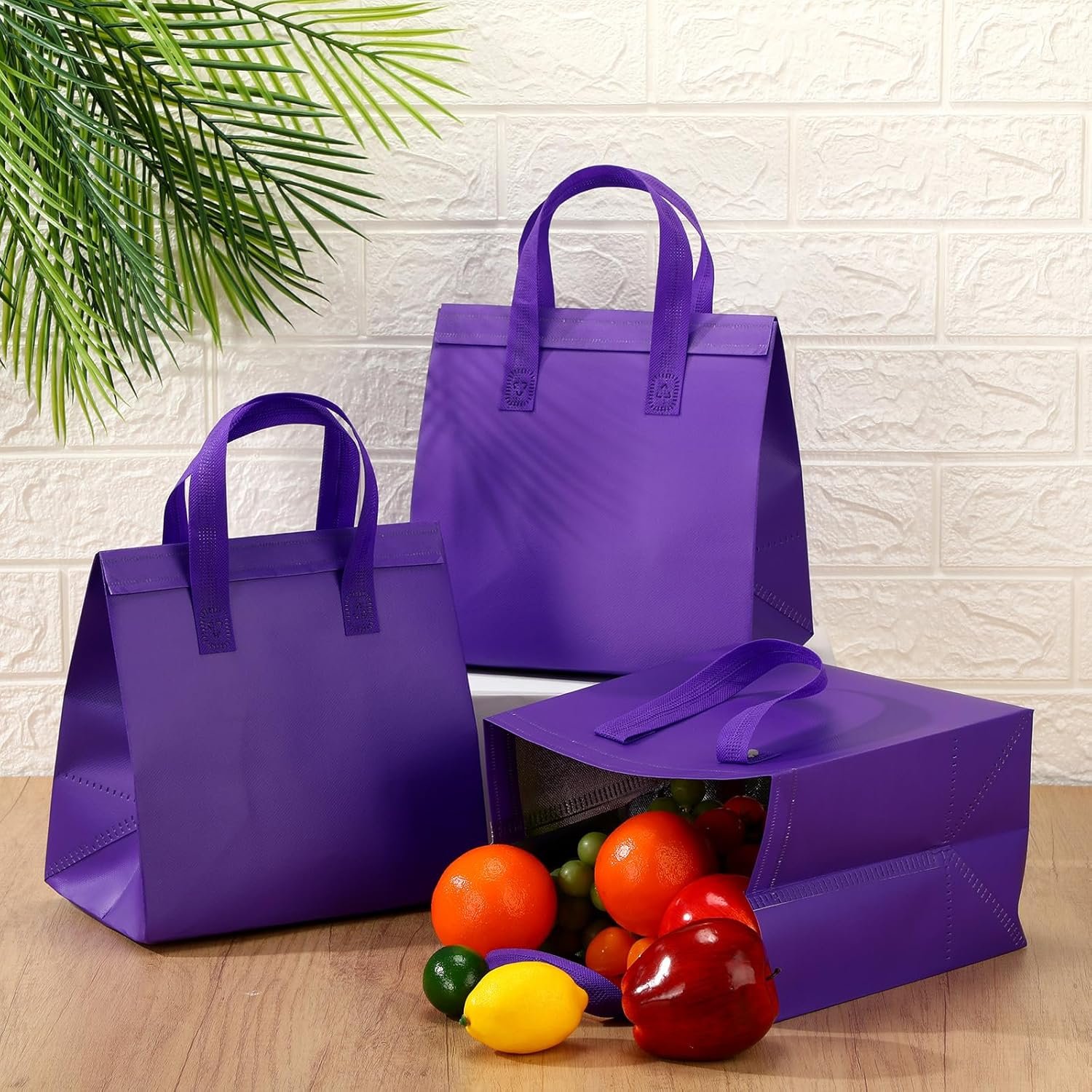 Bolsas Térmicas Personalizadas para Llevar 50 Piezas - Ideal para Café, Leche, Té, Comida Fresca y Mariscos - Marca Blanca, Proveedor de Calidad (24x24x15 cm, Morado) Bolsas Térmicas Personalizadas para Llevar 50 Piezas - Ideal para Café, Leche, Té, Comida Fresca y Mariscos - Marca Blanca, Proveedor de Calidad (24x24x15 cm, Morado)