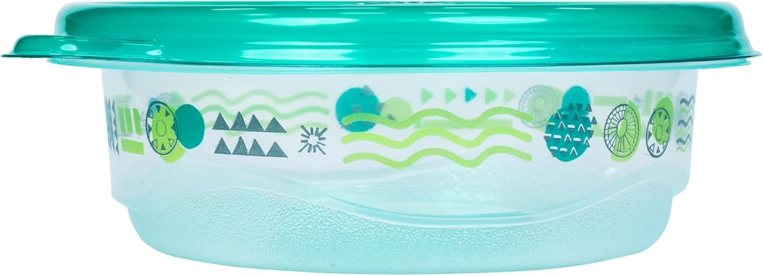 Contenedores de Almacenamiento de Alimentos de Plástico Reutilizables con Tapa, Pack Variado para Almuerzo, Preparación de Comidas y Sobras, Resistentes a Fugas, Aptos para Microondas y Lavavajillas, 20 Piezas, Marca Blanca de Proveedor.