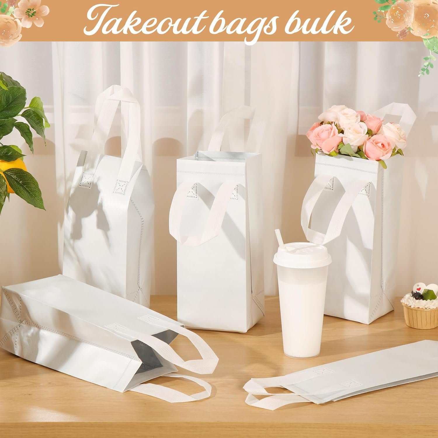 Bolsas de Almuerzo Desechables con Aislamiento para Llevar, Personalizadas con Logo, 100 Piezas para Comida, Café, Té, Mariscos Frescos, 4.7 x 11 x 4 Pulgadas, Ideal para Restaurantes y Supermercados, Proveedor de Calidad Bolsas de Almuerzo Desechables con Aislamiento para Llevar, Personalizadas con Logo, 100 Piezas para Comida, Café, Té, Mariscos Frescos, 4.7 x 11 x 4 Pulgadas, Ideal para Restaurantes y Supermercados, Proveedor de Calidad