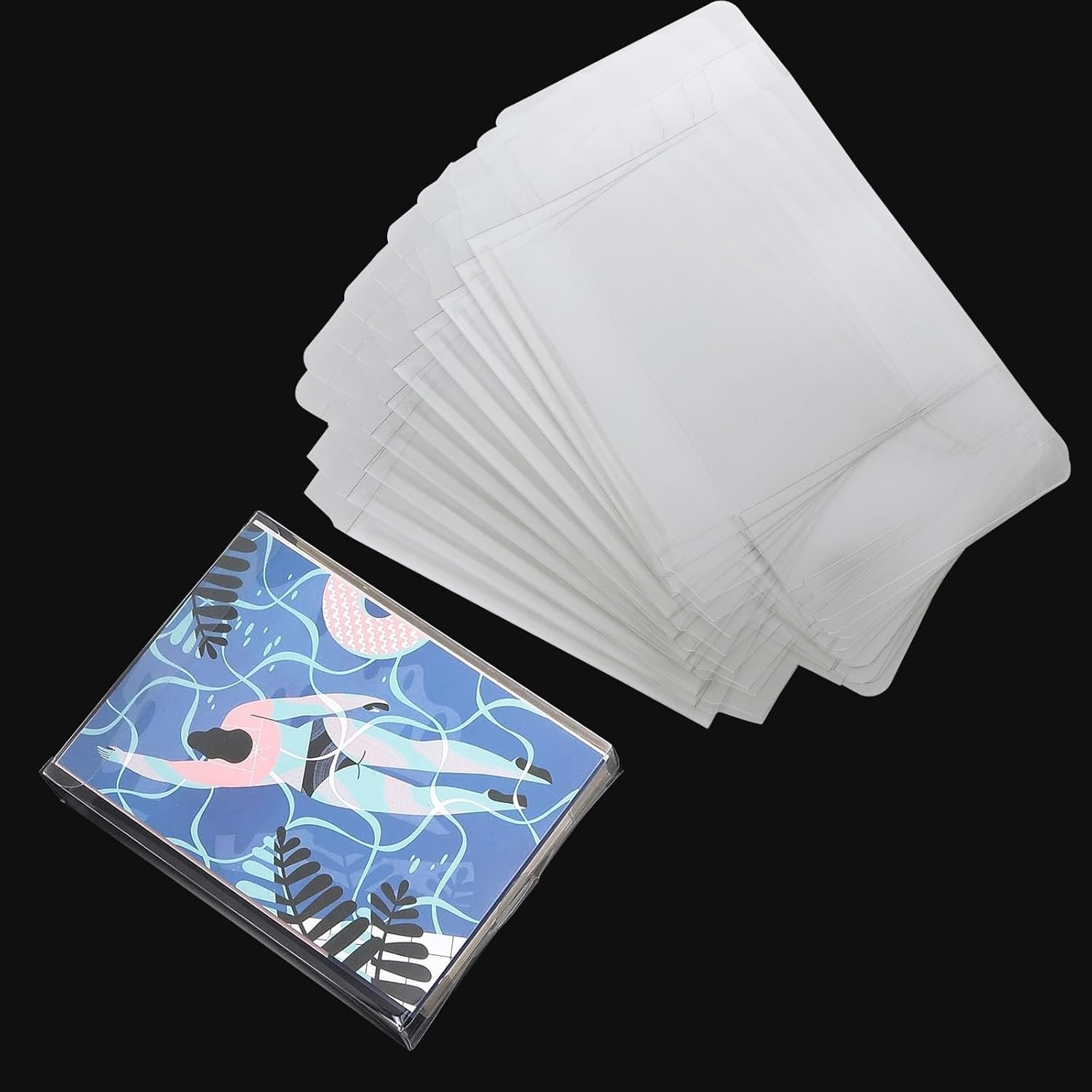 Cajas Transparentes de Regalo con Logo Personalizado, 80 Pcs Cajas Rectangulares de PVC 5 x 4 x 1.2 Pulgadas para Empaque de Postres y Dulces, Marca Blanca, Proveedor de Cajas para Bodas, Fiestas y Eventos.