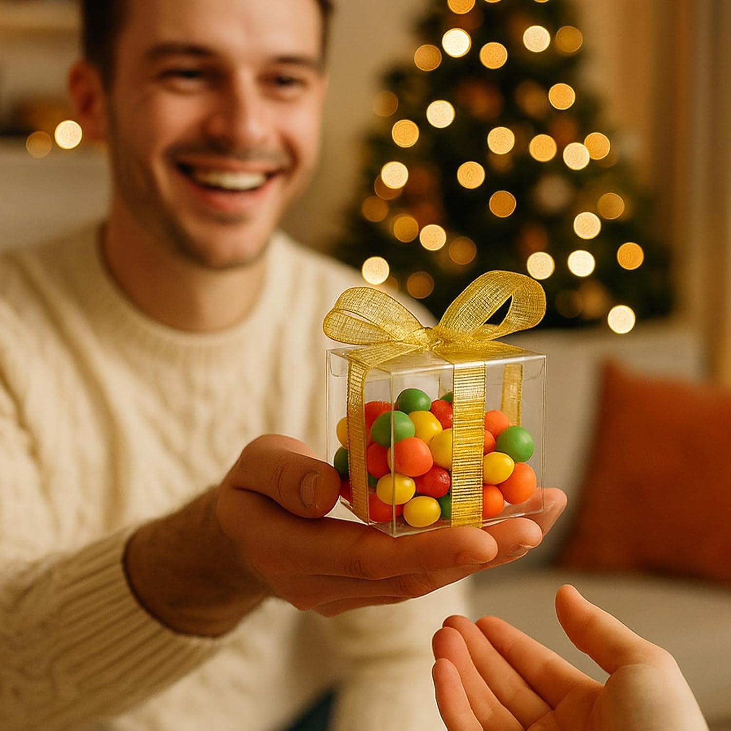 Cajas de favor transparentes 200 Pack con cintas, 2 x 2 x 2 pulgadas, recipientes pequeños para dulces y regalos de macarrón, personalización con logo, ideales para bodas, baby showers, cumpleaños y fiestas, proveedor confiable. Cajas de favor transparentes 200 Pack con cintas, 2 x 2 x 2 pulgadas, recipientes pequeños para dulces y regalos de macarrón, personalización con logo, ideales para bodas, baby showers, cumpleaños y fiestas, proveedor confiable.