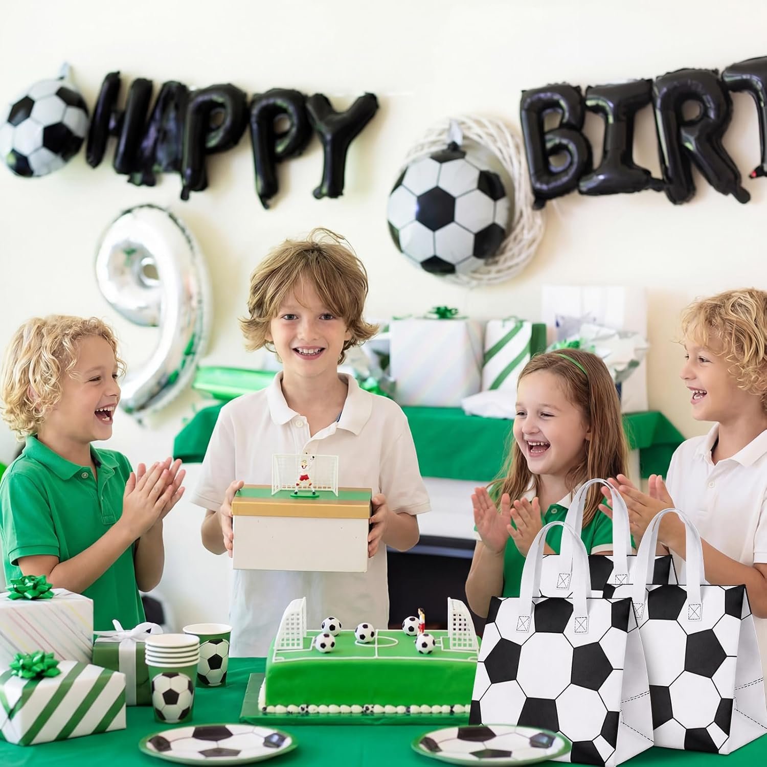 Bolsas térmicas personalizadas de fútbol para entrega de comida, 50 piezas, ideales para galletas, panadería, alimentos fríos y calientes, bolsas para llevar de fiesta y catering, Marca Blanca, proveedor confiable.