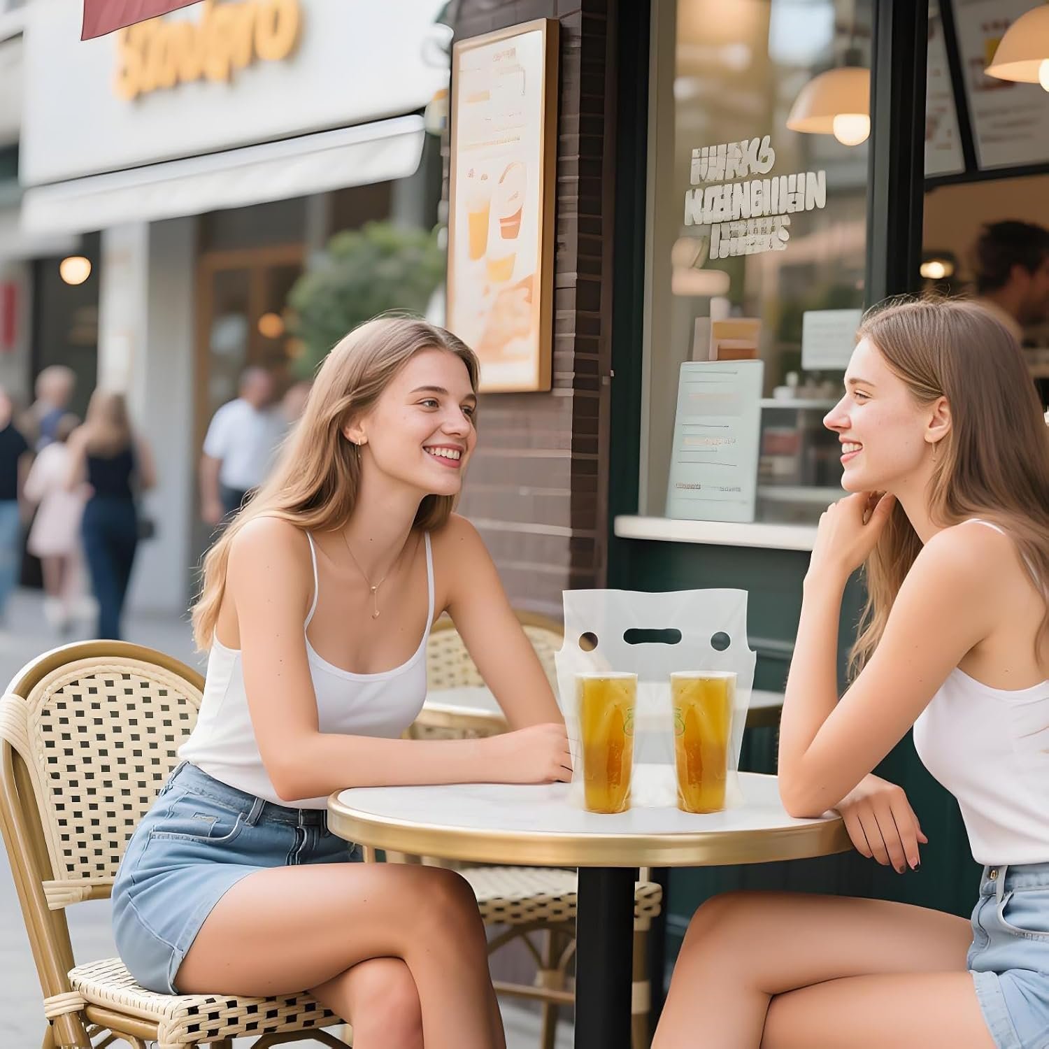 Logo Personalizado Bolsas de Plástico para Bebidas, Portátiles, Capacidad de 2 Tazas, Ideal para Café y Jugo, 11.8 x 3 x 11 Pulgadas, Marca Blanca para Proveedor. Logo Personalizado Bolsas de Plástico para Bebidas, Portátiles, Capacidad de 2 Tazas, Ideal para Café y Jugo, 11.8 x 3 x 11 Pulgadas, Marca Blanca para Proveedor.