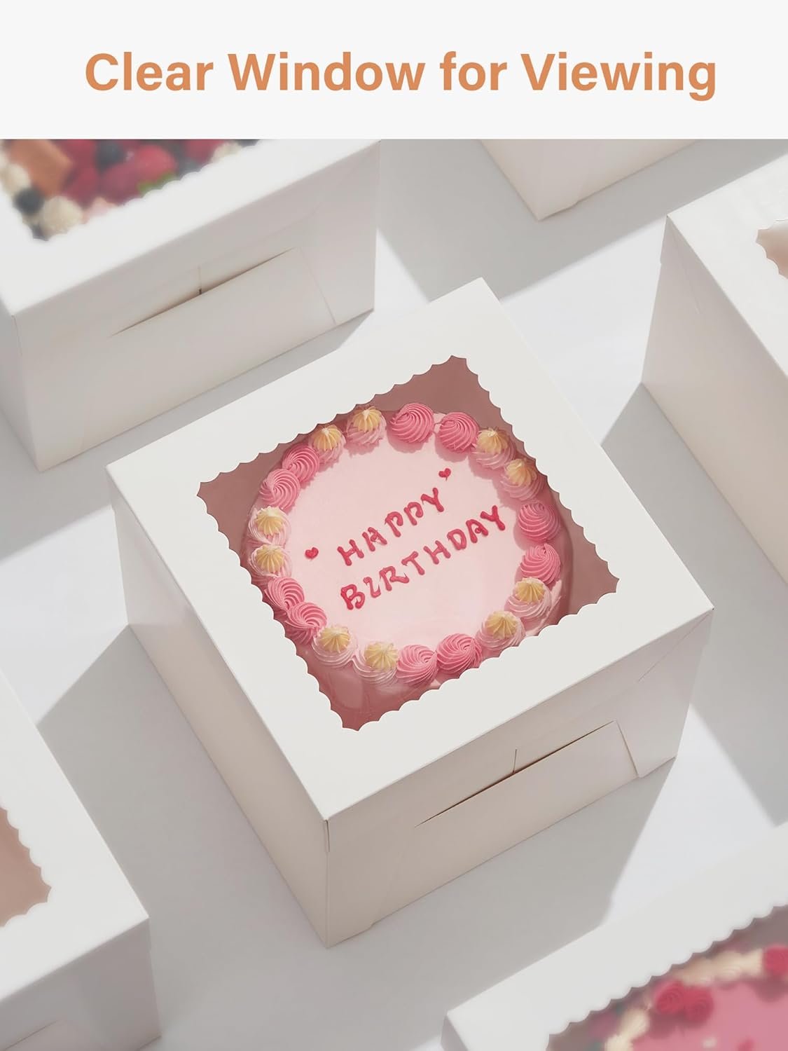 Logo Personalizado para Cajas de Pasteles, Con Tableros para Tartas, Contenedores de Cartón Altos Blancos de 10x10x8 Pulgadas para Postres Multicapa, Ideal para Decorar, Uso de Marca Blanca y Proveedor. Logo Personalizado para Cajas de Pasteles, Con Tableros para Tartas, Contenedores de Cartón Altos Blancos de 10x10x8 Pulgadas para Postres Multicapa, Ideal para Decorar, Uso de Marca Blanca y Proveedor.
