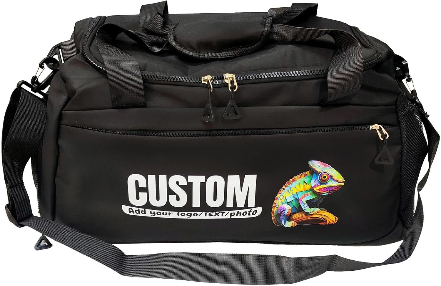Fábrica de bolsas de gimnasio personalizadas con logo, bolsa de viaje grande para hombres y mujeres, marca blanca en color negro. Fábrica de bolsas de gimnasio personalizadas con logo, bolsa de viaje grande para hombres y mujeres, marca blanca en color negro.