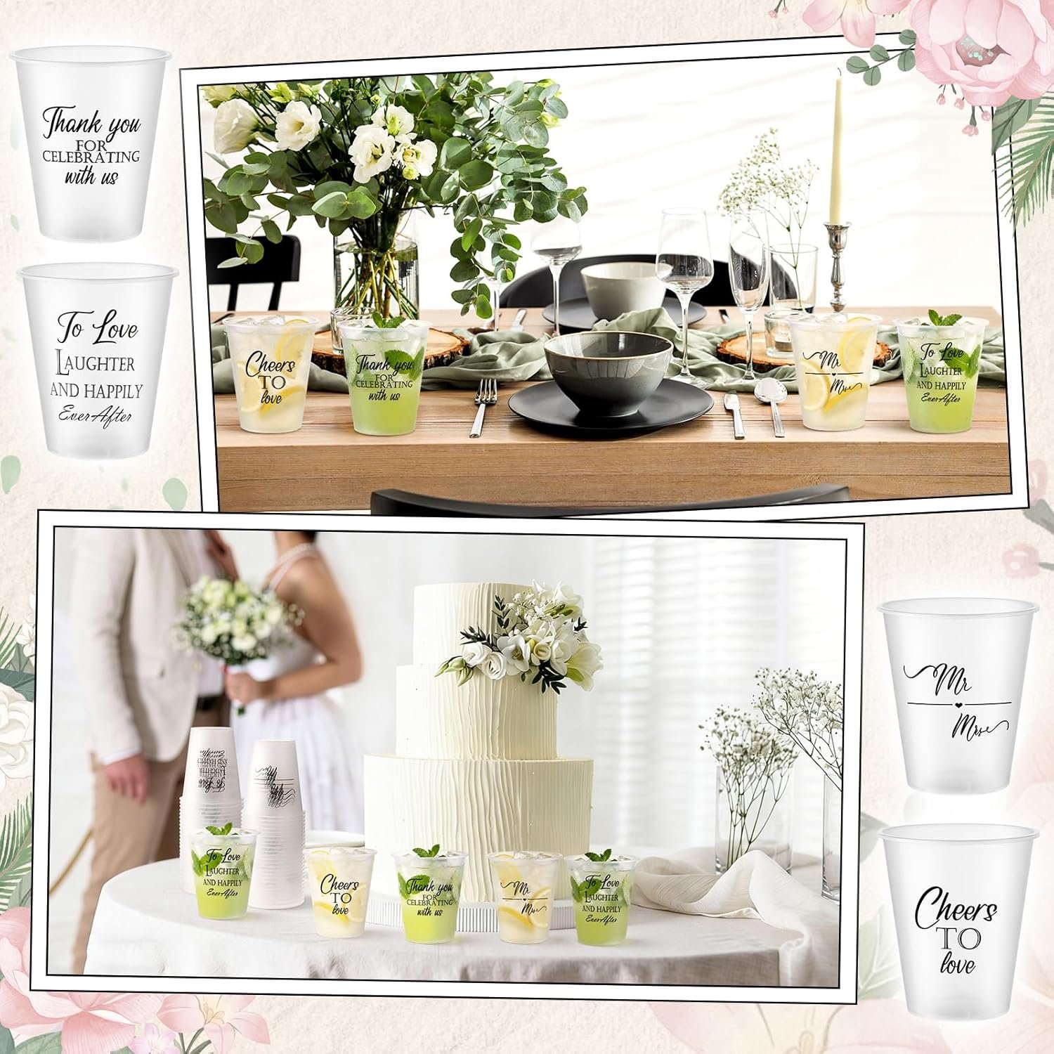 Copa Plástica Frosted 12 oz Personalizada para Bodas 100 Pcs Desechables para Fiesta de Graduación y Despedidas de Soltera Marca Blanca Proveedor de Artículos para Recepciones Copa Plástica Frosted 12 oz Personalizada para Bodas 100 Pcs Desechables para Fiesta de Graduación y Despedidas de Soltera Marca Blanca Proveedor de Artículos para Recepciones