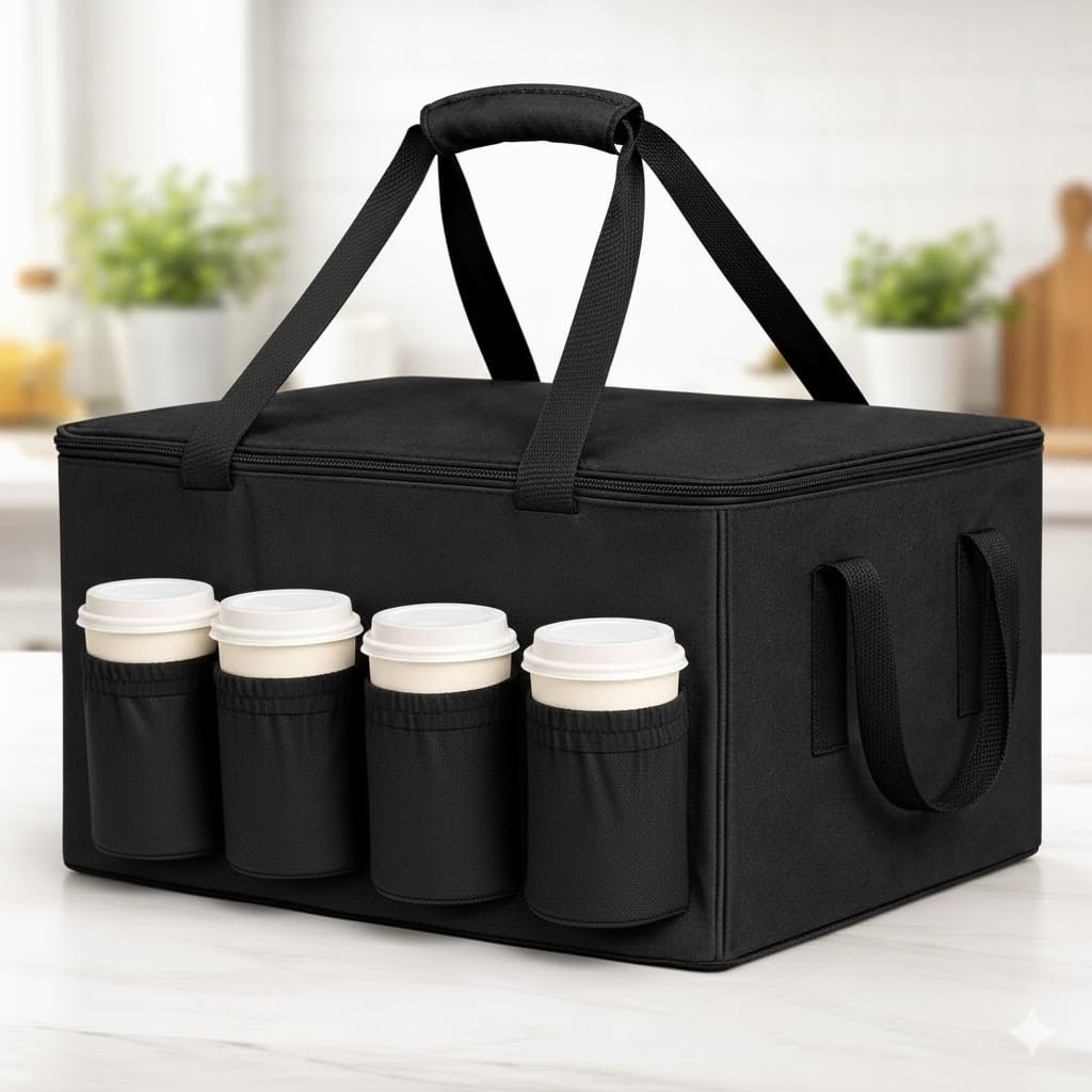 Logo Personalizado Bolsa de Catering para Entregas de Comida 22x14x13 Aislada con Portavasos, Bebidas, Pizza, Marca Blanca de Alto Rendimiento, Fabricante Proveedor. Logo Personalizado Bolsa de Catering para Entregas de Comida 22x14x13 Aislada con Portavasos, Bebidas, Pizza, Marca Blanca de Alto Rendimiento, Fabricante Proveedor.
