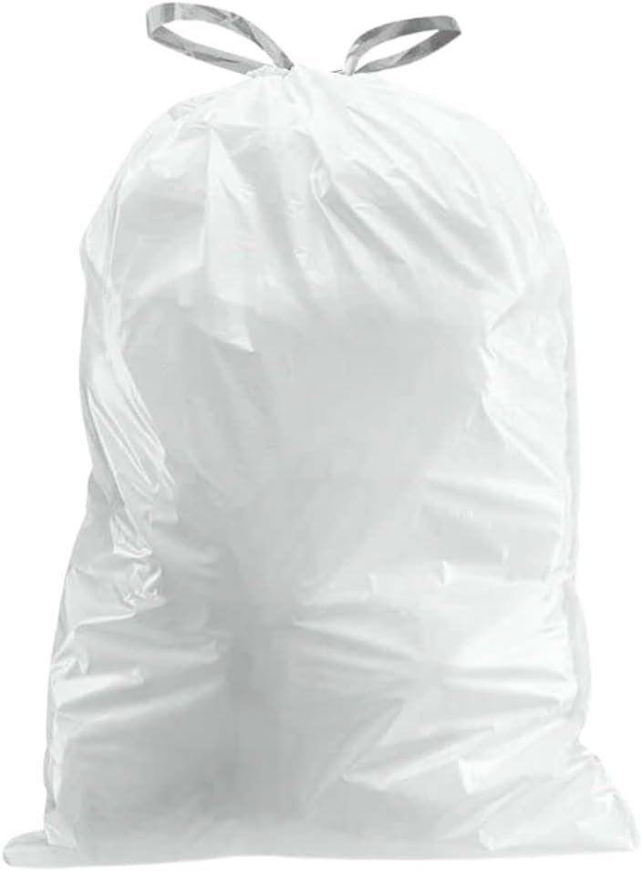 Bolsas de basura de ajuste personalizado con logo personalizado de 8-9 galones, resistentes al desgarro, 200 unidades, marca blanca para disposición de desechos, proveedor de soluciones pesadas.