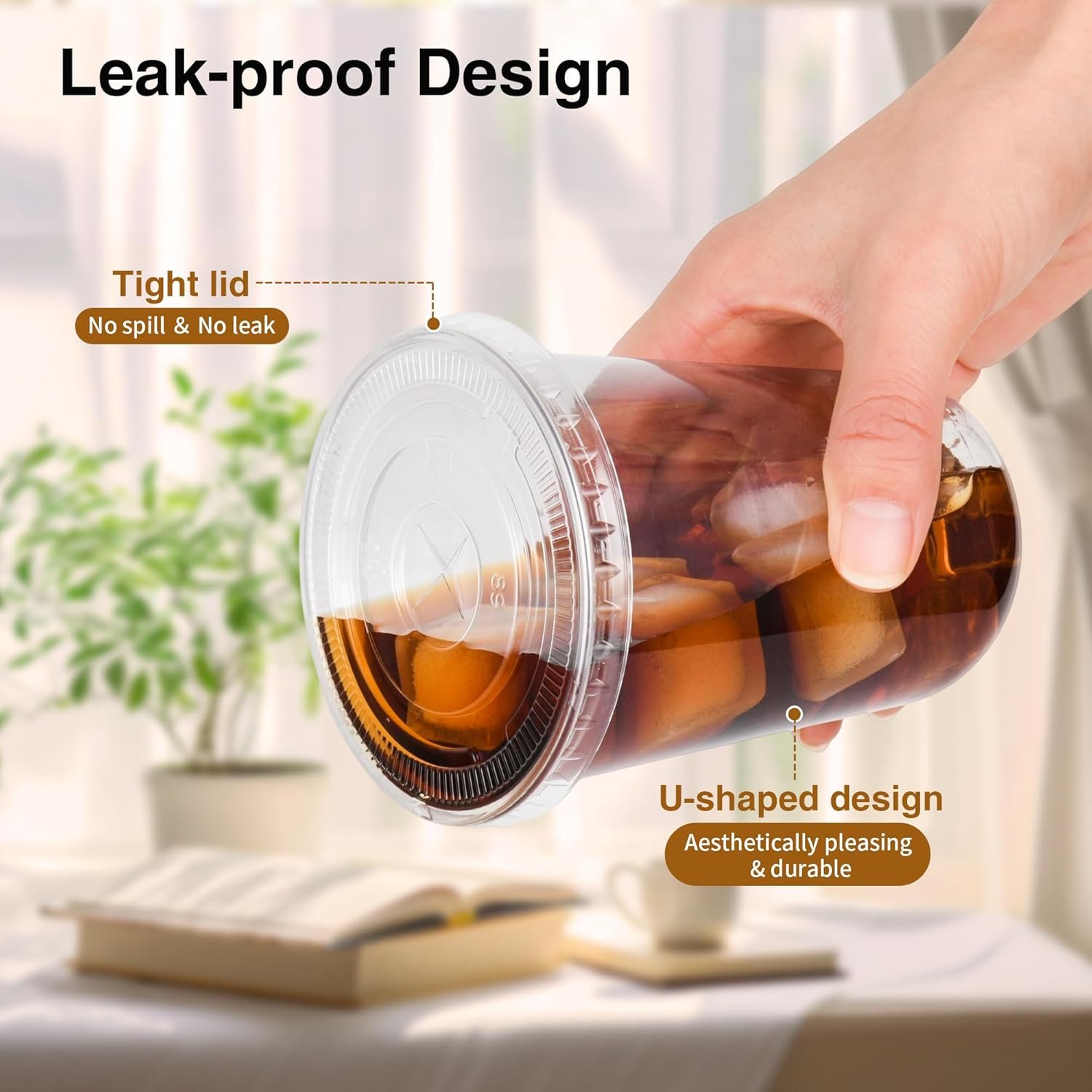 Copa de Plástico Transparente de 16 oz con Tapa y Popote, Personalización de Logo, Ideal para Café Helado y Bebidas Frías, Sets de 50, Proveedor de Envases para Fiestas y Restaurantes. Copa de Plástico Transparente de 16 oz con Tapa y Popote, Personalización de Logo, Ideal para Café Helado y Bebidas Frías, Sets de 50, Proveedor de Envases para Fiestas y Restaurantes.