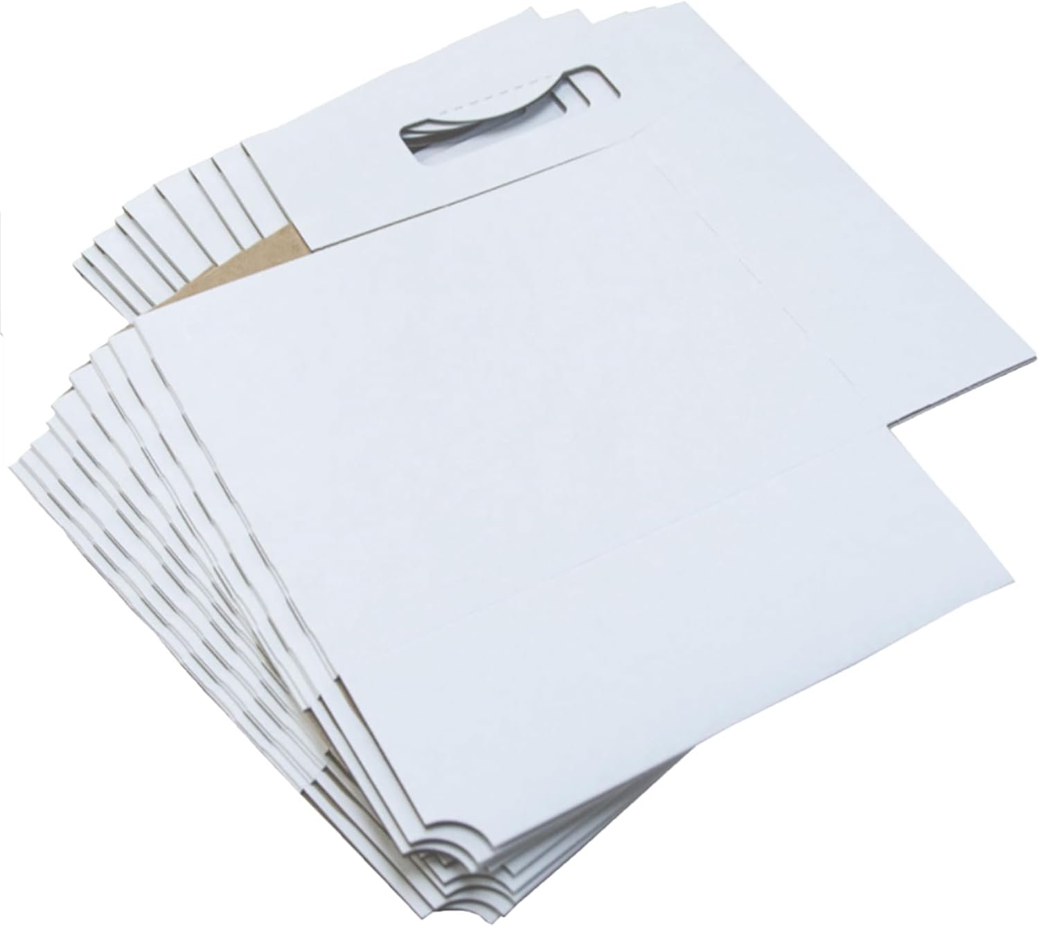 Logo Personalizado Carrier de Cartón 6pk (Blanco, 150 unidades) | Acomoda 6 botellas de 12oz | Proveedor de envases - Envío rápido el mismo día
