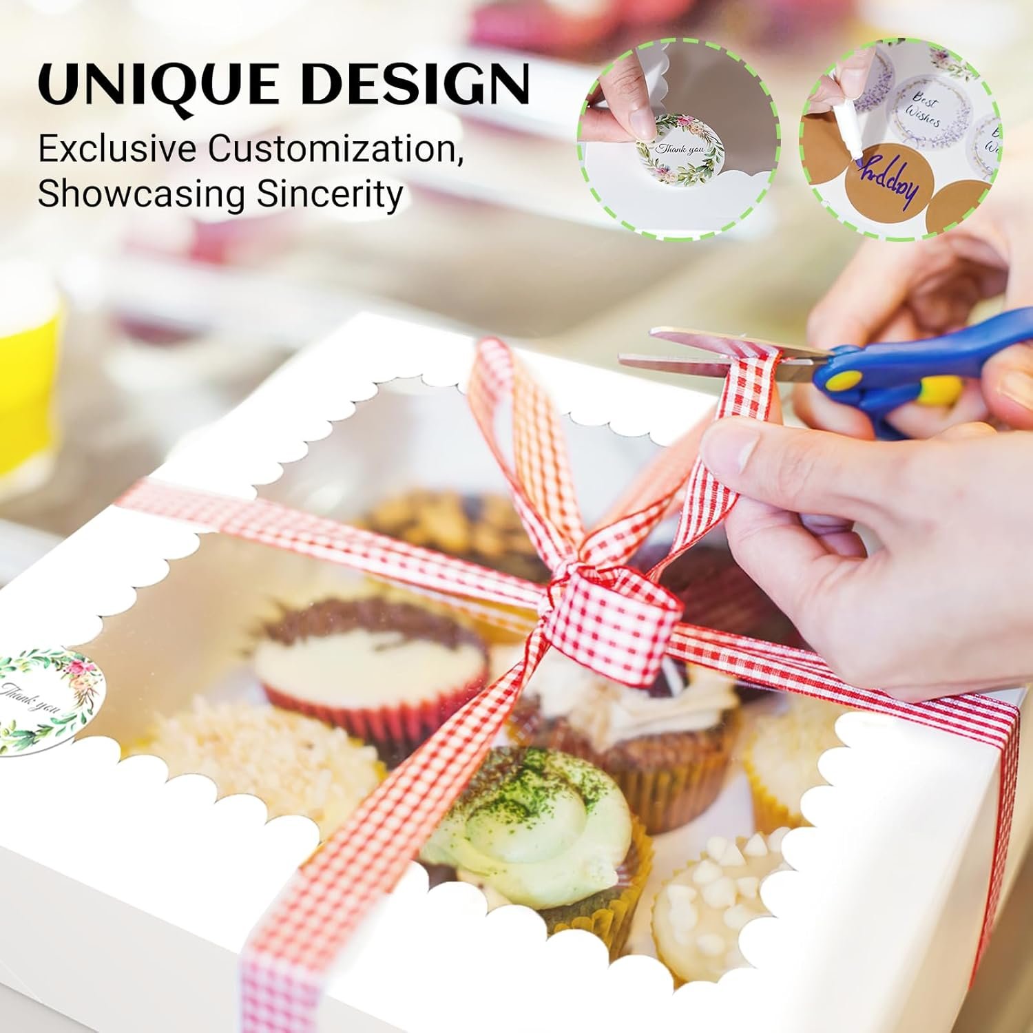 Logo Personalizado para 15 Piezas de Cajas de Pasteles Altas de 10x10x8 Pulgadas con Ventana, Cajas Blancas para Cheesecake, Cajas de Cartón Grandes para Repostería con 90 Etiquetas para Tartas, Fiestas de Cumpleaños, Marca Blanca de Proveedor. Logo Personalizado para 15 Piezas de Cajas de Pasteles Altas de 10x10x8 Pulgadas con Ventana, Cajas Blancas para Cheesecake, Cajas de Cartón Grandes para Repostería con 90 Etiquetas para Tartas, Fiestas de Cumpleaños, Marca Blanca de Proveedor.