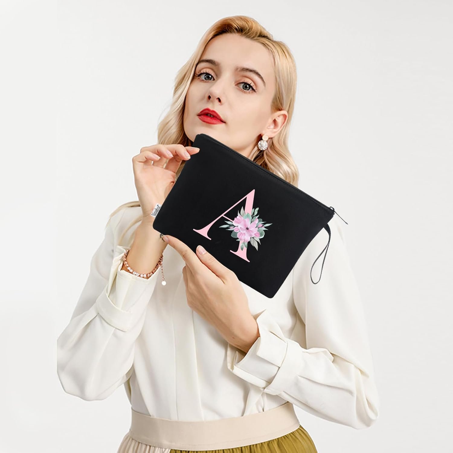 Logo Personalizado Neceser de Maquillaje Personalizado, Regalos de Cumpleaños para Mujeres y Mamás, Regalos para Mejor Amiga, Dama de Honor, Bolsa Cosmética (A, Negra) Fábrica Logo Personalizado Neceser de Maquillaje Personalizado, Regalos de Cumpleaños para Mujeres y Mamás, Regalos para Mejor Amiga, Dama de Honor, Bolsa Cosmética (A, Negra) Fábrica