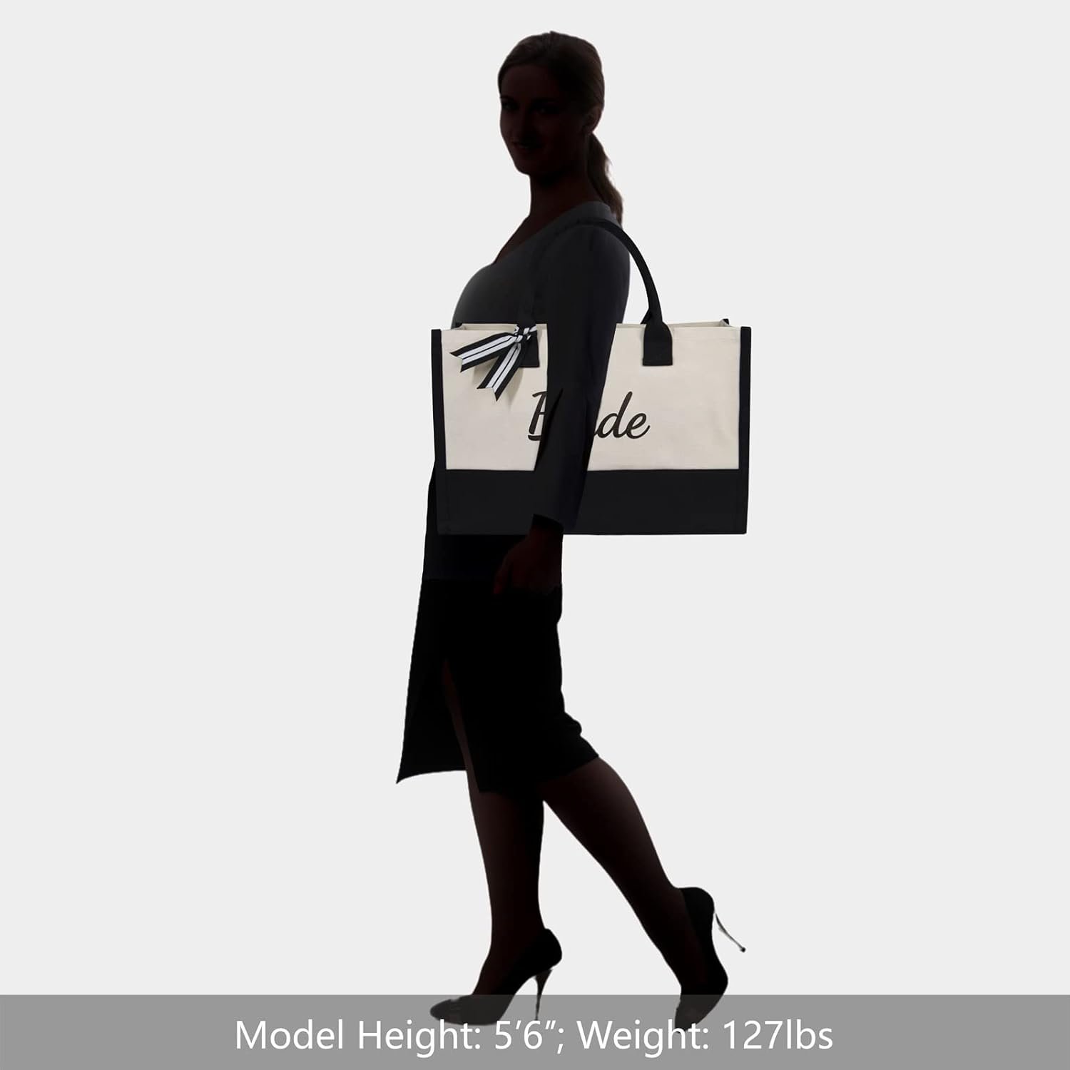 Logo Personalizado Tote Bag de Lienzo, Regalos para la Novia en Despedida de Soltera, Bolsa de Hombro Marca Blanca Fábrica.