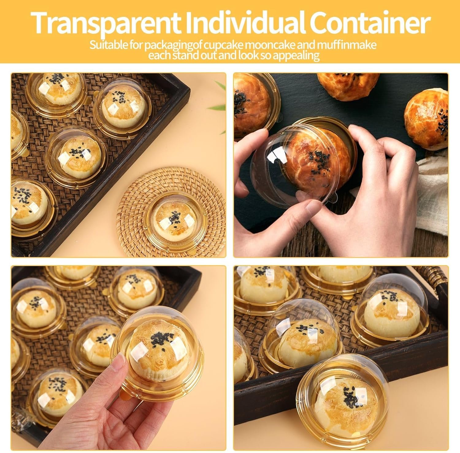 Caja de regalo personalizada con logo, pack de 50 unidades 2 pulgadas, caja de plástico transparente para minidulces, pasteles, galletas y muffins, ideal para bodas y cumpleaños, proveedor confiable. Caja de regalo personalizada con logo, pack de 50 unidades 2 pulgadas, caja de plástico transparente para minidulces, pasteles, galletas y muffins, ideal para bodas y cumpleaños, proveedor confiable.