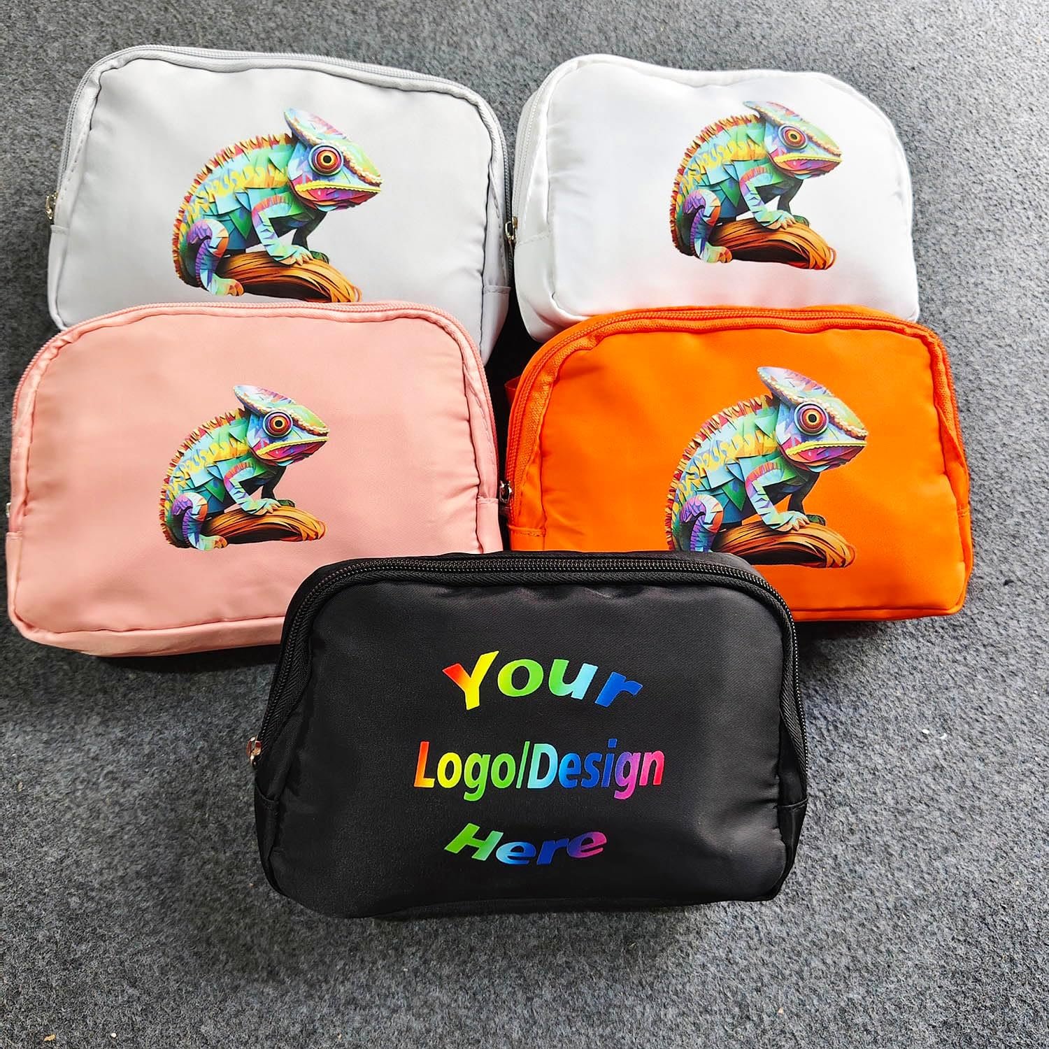 Logo Personalizado Riñonera de Color Pequeña Unisex con Nombre Texto Foto para Regalos Personalizados de Viaje, Entrenamiento y Senderismo - Proveedor de Fábrica