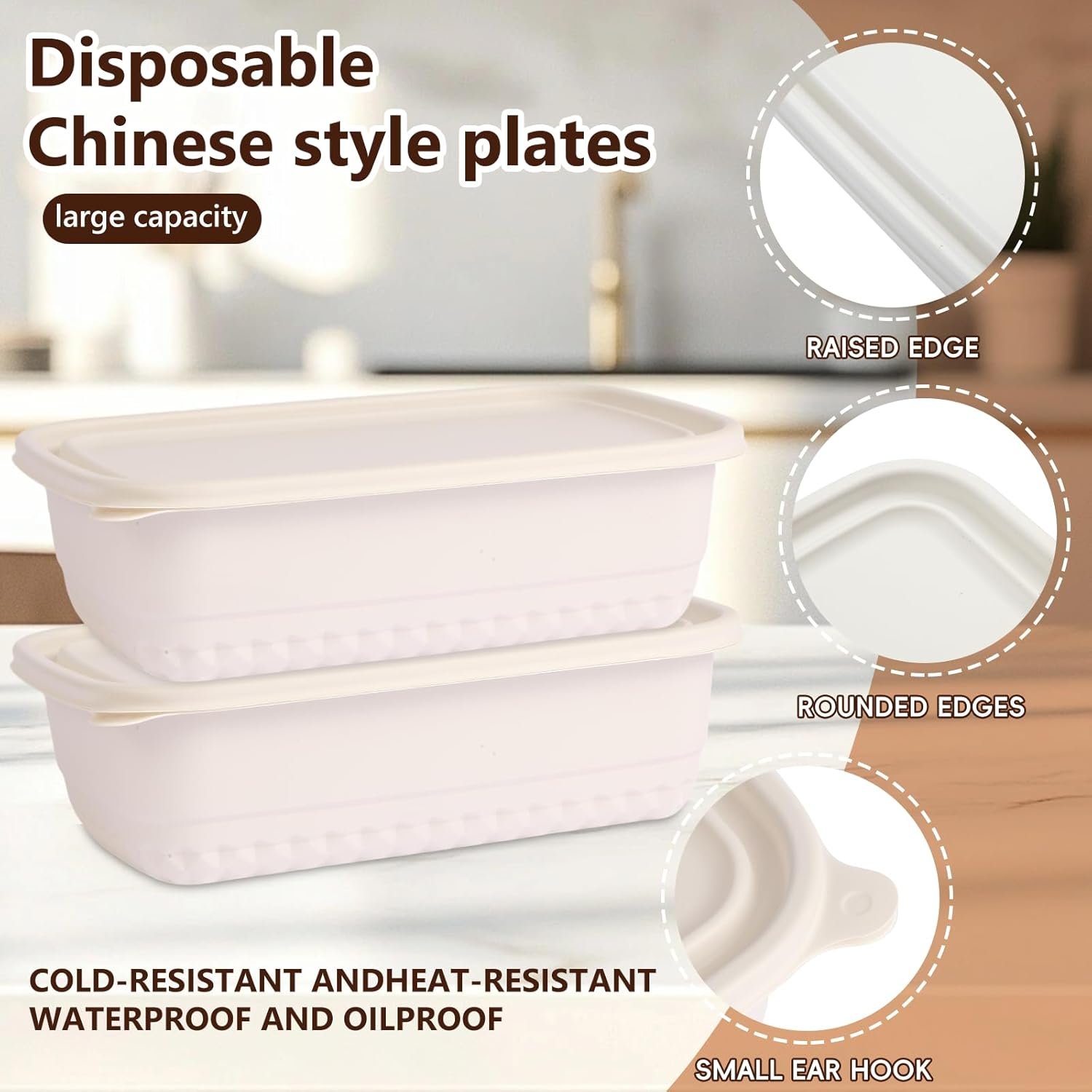 Logo Personalizado 35 Pzs de Envases para Almuerzo Reutilizables de 32oz, Tazones a Prueba de Aceite a Base de Plantas para Preparación de Comidas, Contenedores Cubiertos para Comida para Llevar, Ideal para Almacenamiento en Exterior, Viajes, Picnic y Fiestas, Apto para Microondas, Congelador y Lavavajillas, Proveedor.