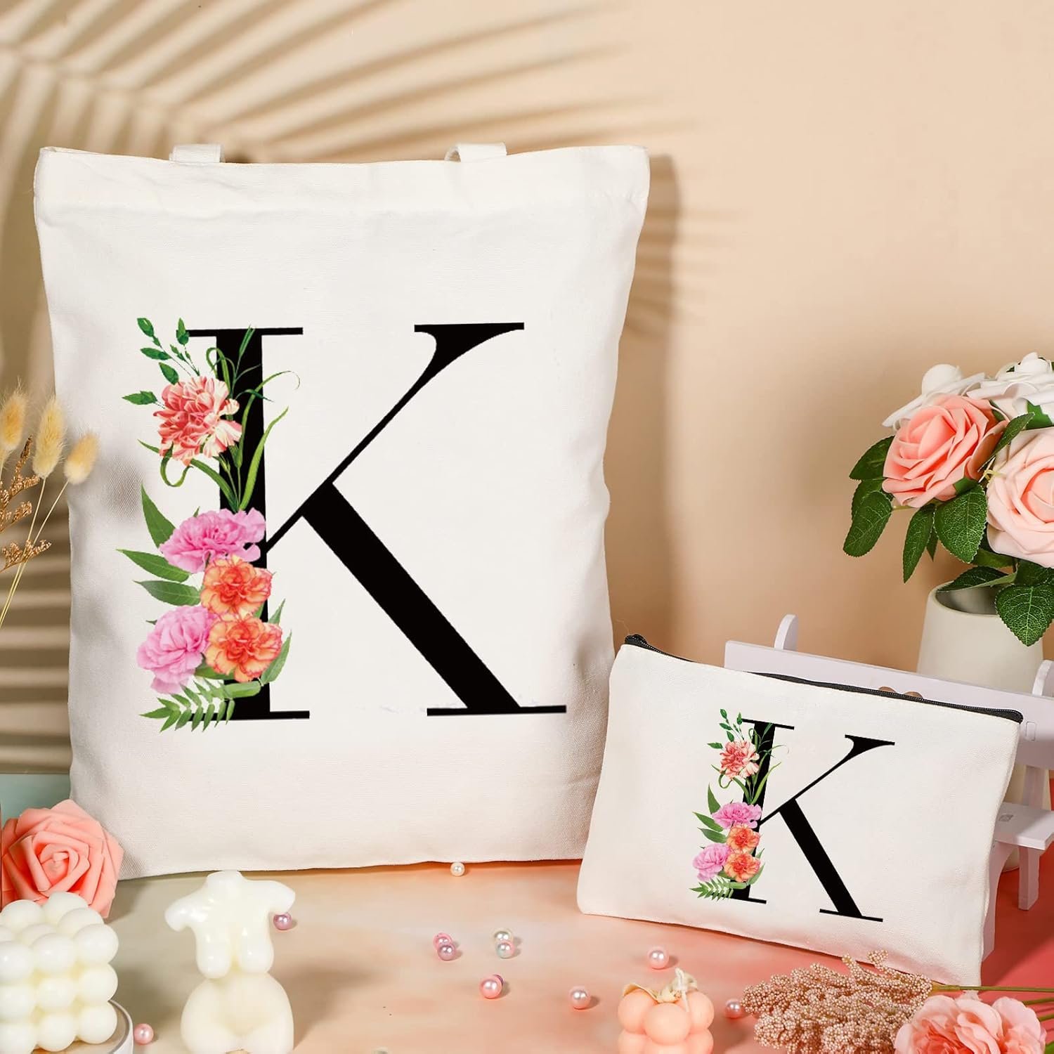 Bolsa Tote de Lona Personalizada con Logo Personalizado para Regalos de Día de la Madre, Damas de Honor, Cumpleaños y Bodas, Proveedor de alta calidad.