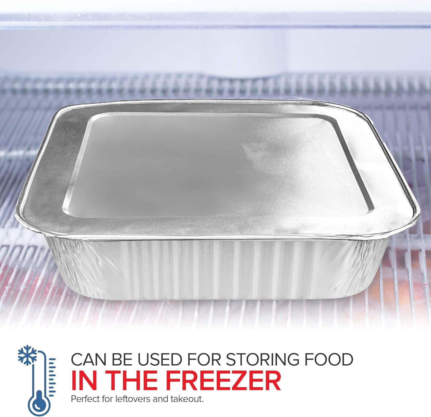 Logo Personalizado - 20 Paquetes de Bandejas de Aluminio Desechables de 8x8 Pulgadas con Tapa, Ideales para Hornear, Cocinar, Calentar, Almacenar y Preparar Alimentos - Marca Blanca de Proveedor