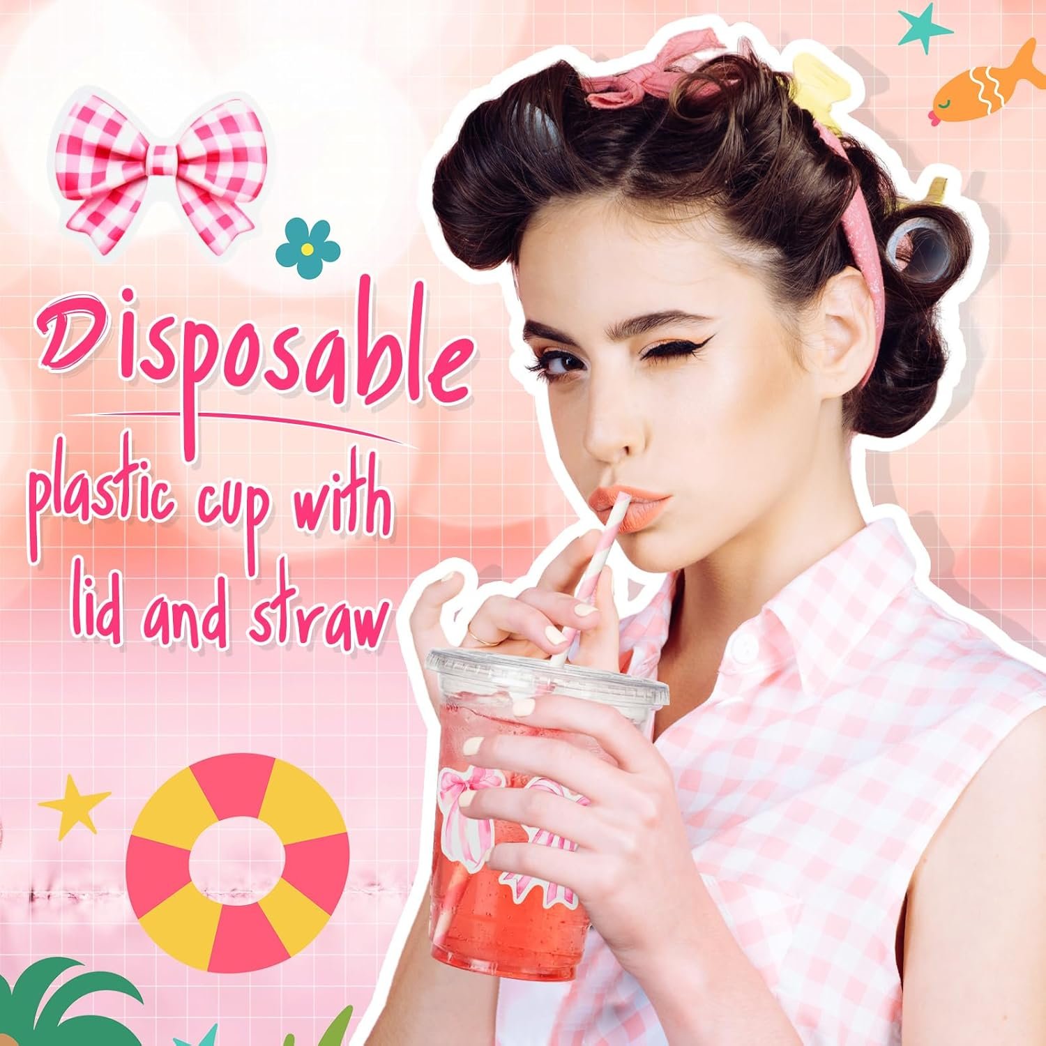 Logo Personalizado Vasos Plásticos Coquette Rosa con Tapa y Popotes Rayados, 16oz Vasos Desechables para Café Helado en Bulk con Etiquetas para Baby Shower, Favores de Boda y Cumpleaños, Proveedor de Suministros para Fiestas Preppy. Logo Personalizado Vasos Plásticos Coquette Rosa con Tapa y Popotes Rayados, 16oz Vasos Desechables para Café Helado en Bulk con Etiquetas para Baby Shower, Favores de Boda y Cumpleaños, Proveedor de Suministros para Fiestas Preppy.