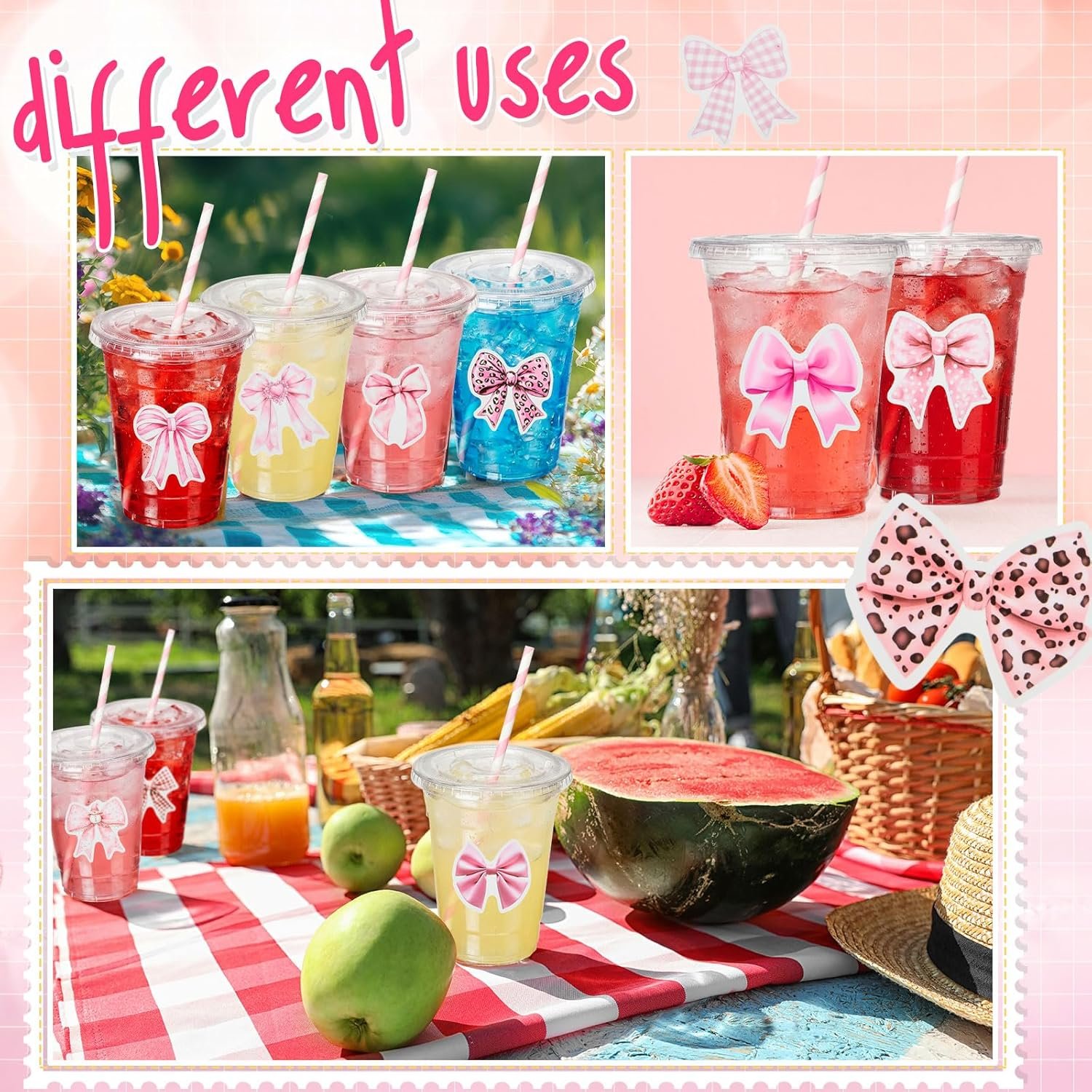 Logo Personalizado Vasos Plásticos Coquette Rosa con Tapa y Popotes Rayados, 16oz Vasos Desechables para Café Helado en Bulk con Etiquetas para Baby Shower, Favores de Boda y Cumpleaños, Proveedor de Suministros para Fiestas Preppy. Logo Personalizado Vasos Plásticos Coquette Rosa con Tapa y Popotes Rayados, 16oz Vasos Desechables para Café Helado en Bulk con Etiquetas para Baby Shower, Favores de Boda y Cumpleaños, Proveedor de Suministros para Fiestas Preppy.