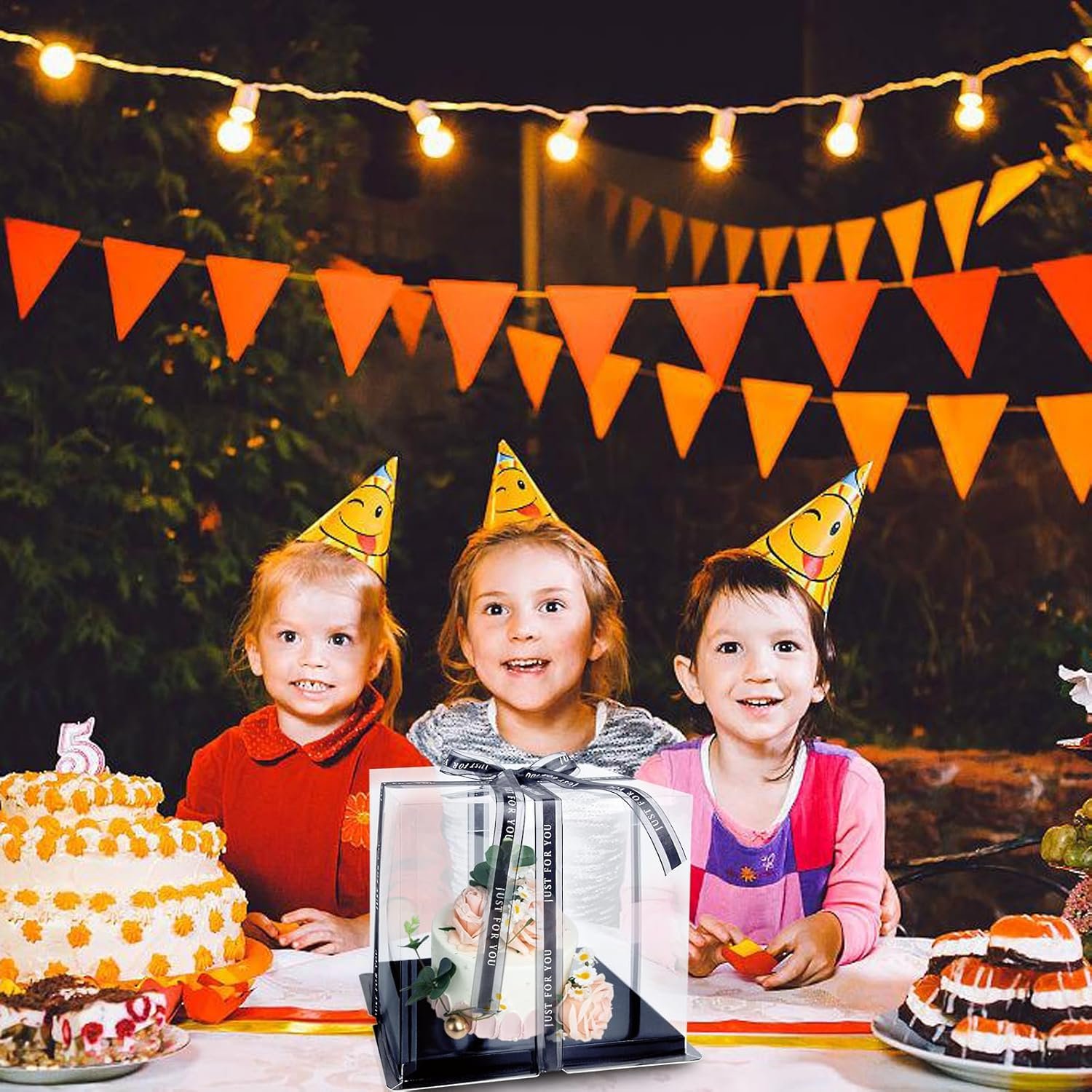 Caja de Pastel Transparente con Logo Personalizado, 2 Piezas, Transportador de Pasteles de 8'' con Tapa y Tarjeta de Regalo, Cajas Claras para Cumpleaños, Bodas y Fiestas, Marca Blanca, Proveedor. Caja de Pastel Transparente con Logo Personalizado, 2 Piezas, Transportador de Pasteles de 8'' con Tapa y Tarjeta de Regalo, Cajas Claras para Cumpleaños, Bodas y Fiestas, Marca Blanca, Proveedor.