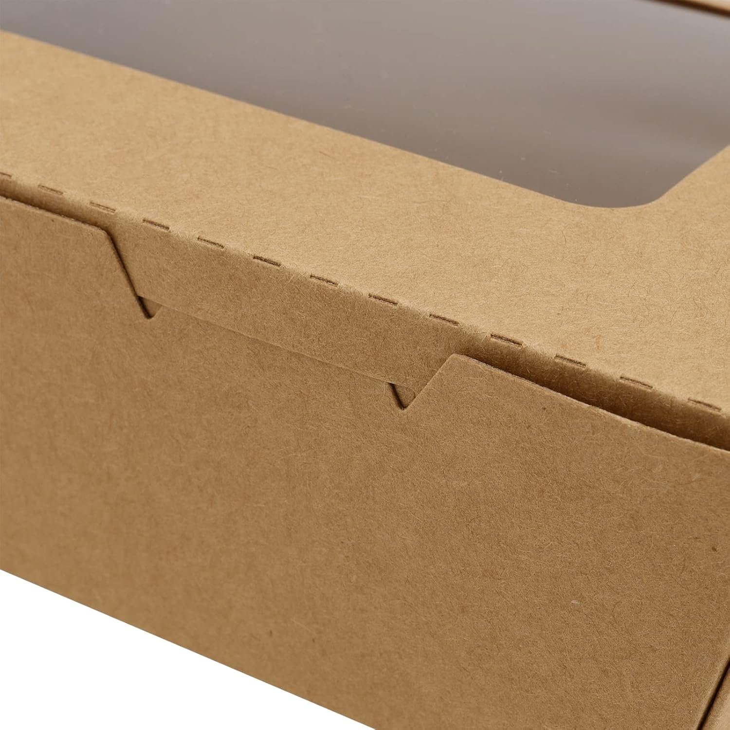 Cajas de Cartón Kraft para Comida para Llevar 60 Pack, Contenedores de Alimentos de 40oz con Ventana Transparente, Logo Personalizado, Cajas Desechables para Pasteles y Postres, Proveedor Fábrica. Cajas de Cartón Kraft para Comida para Llevar 60 Pack, Contenedores de Alimentos de 40oz con Ventana Transparente, Logo Personalizado, Cajas Desechables para Pasteles y Postres, Proveedor Fábrica.